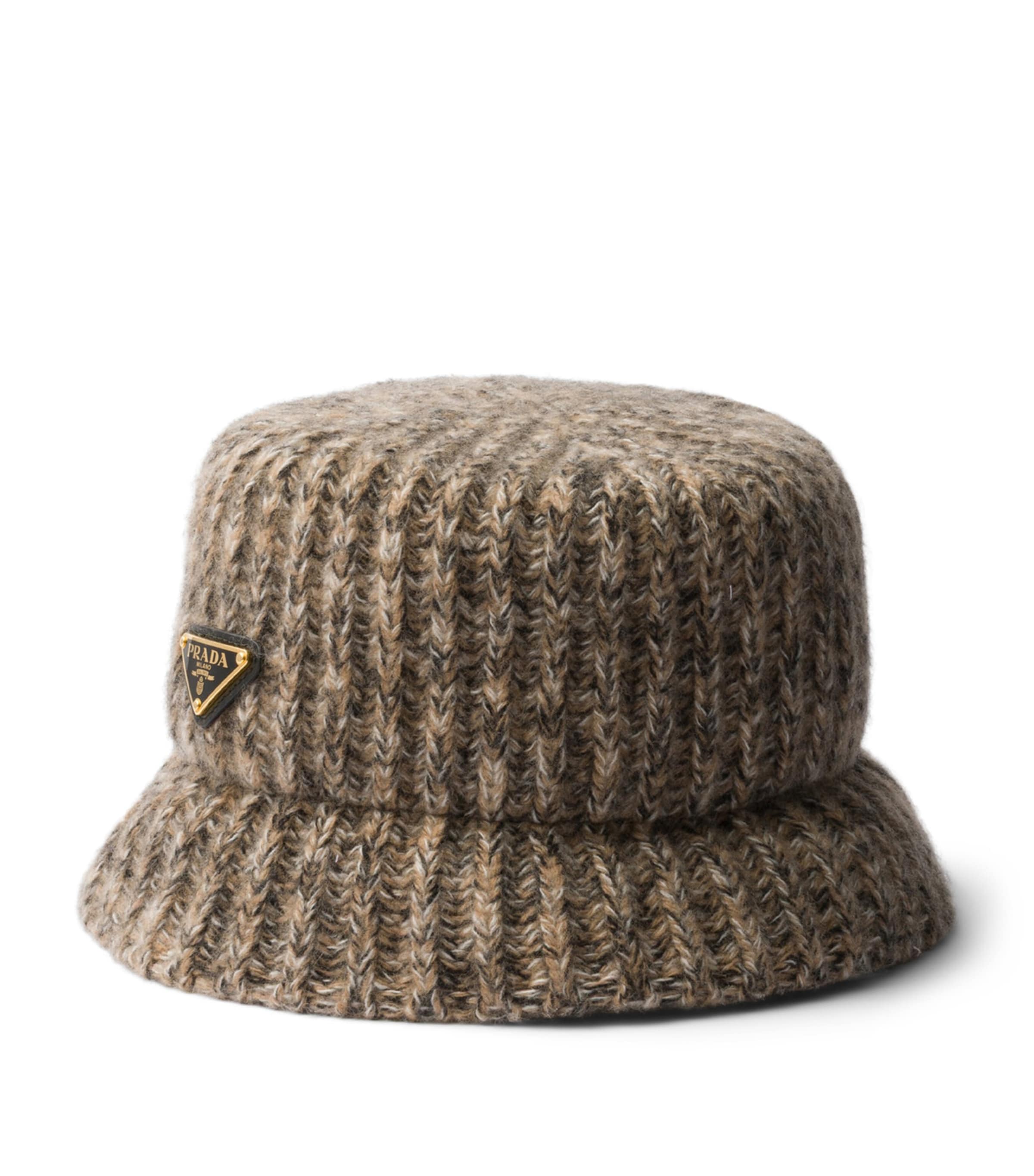 Prada Wool-Cashmere Knit Bucket Hat Image 1