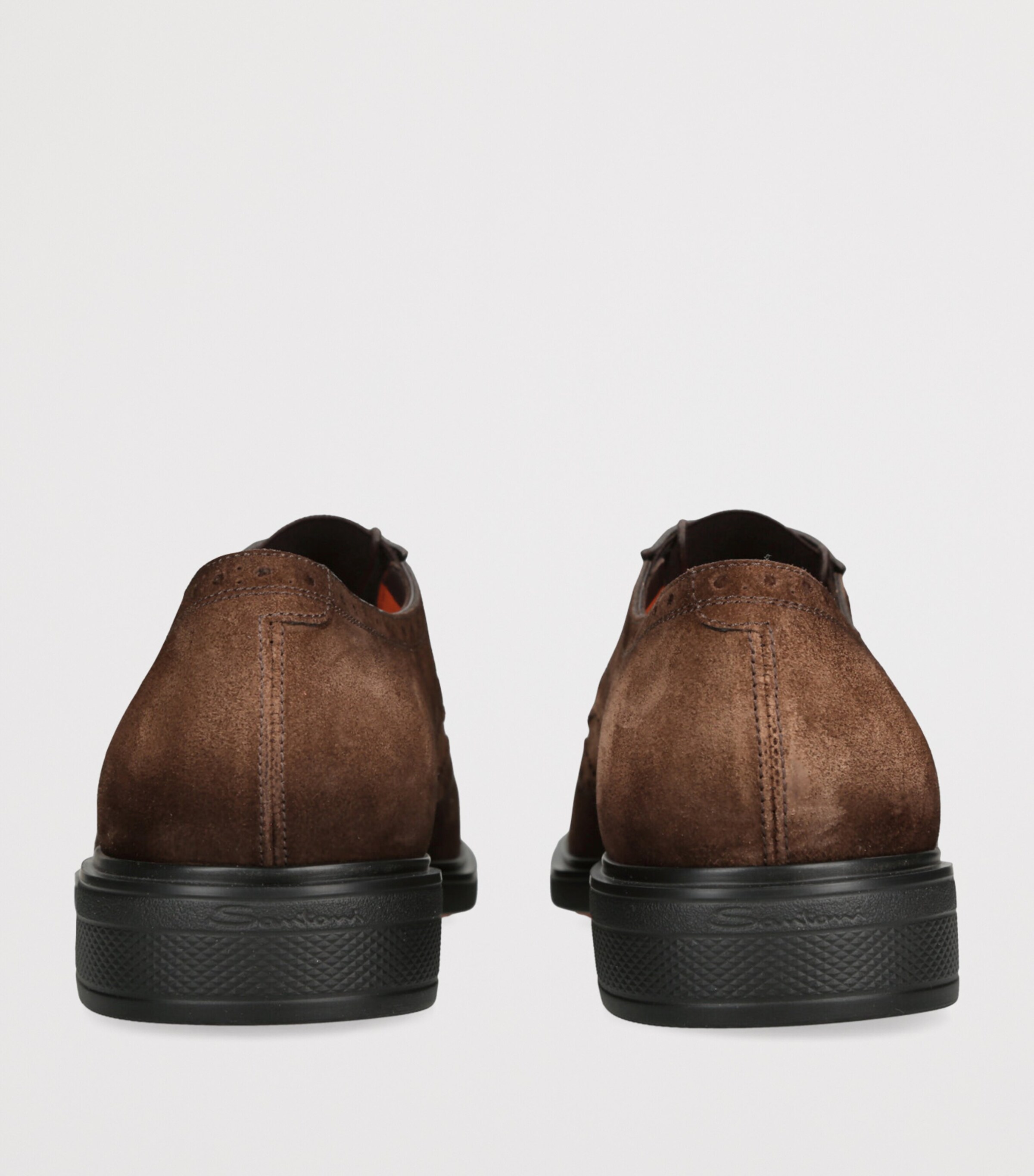 Suede Brogue Oxford Shoes BROWN Image 2