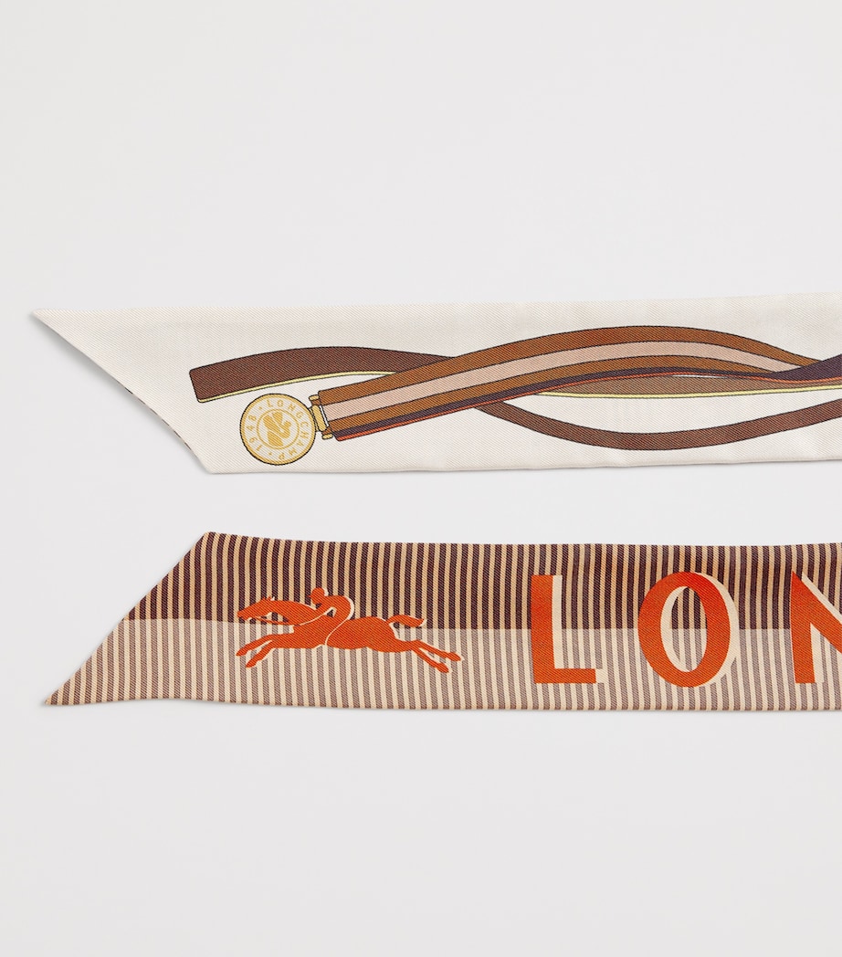 Longchamp Silk A Tout Allure Scarf Paper Image 4