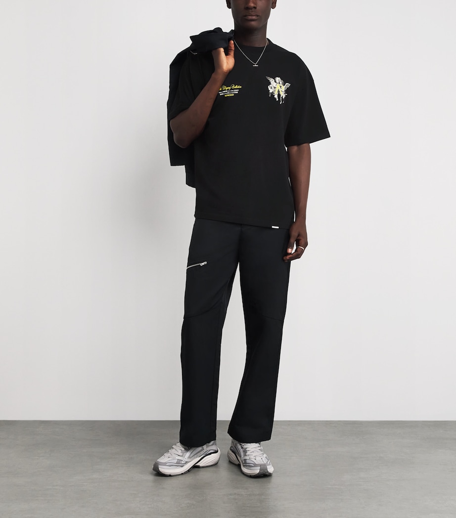 Cotton Legacy Cherub T-Shirt JET BLACK Image 2