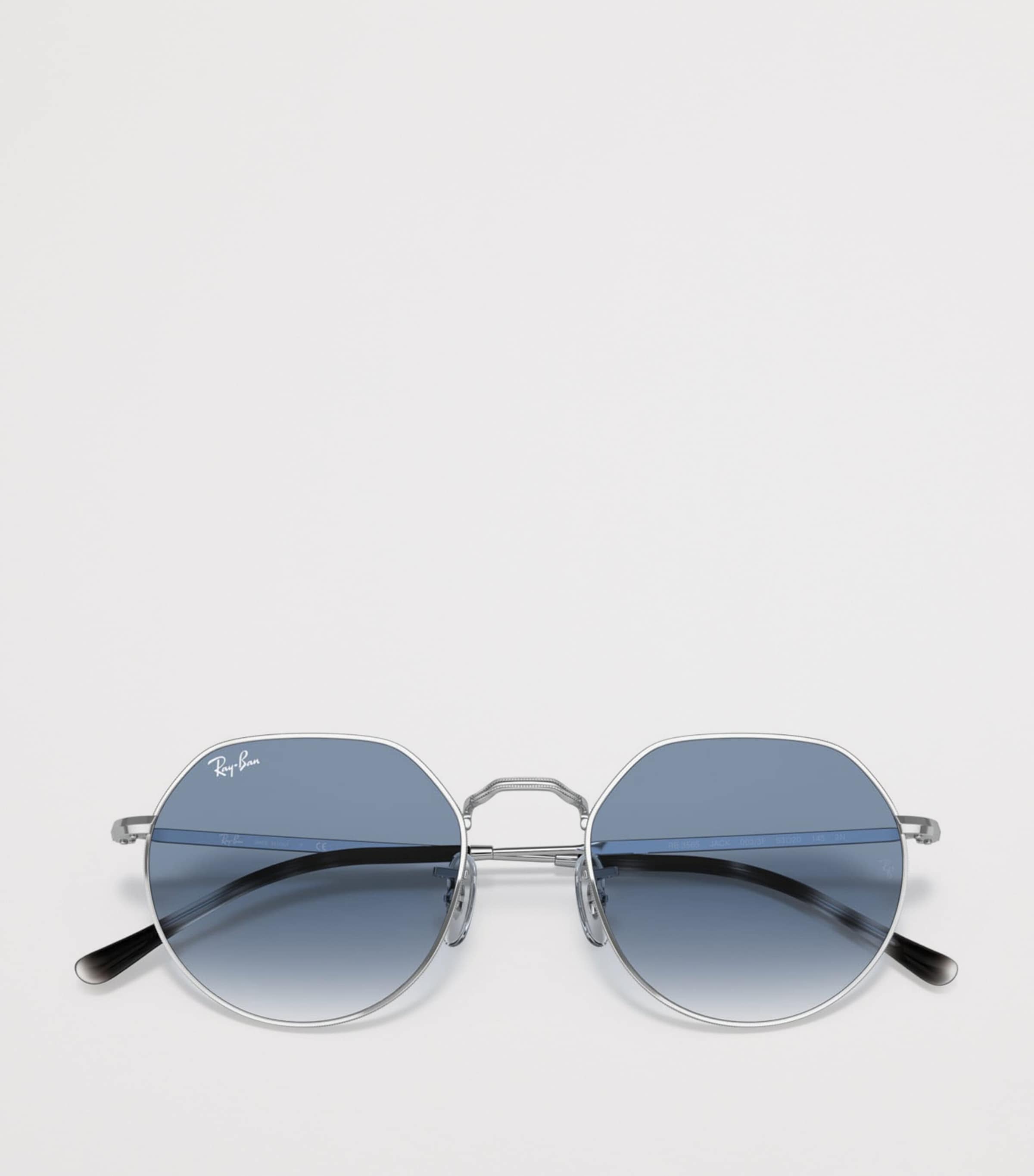 Ray-Ban Metal Jack Round Sunglasses Silver Image 4