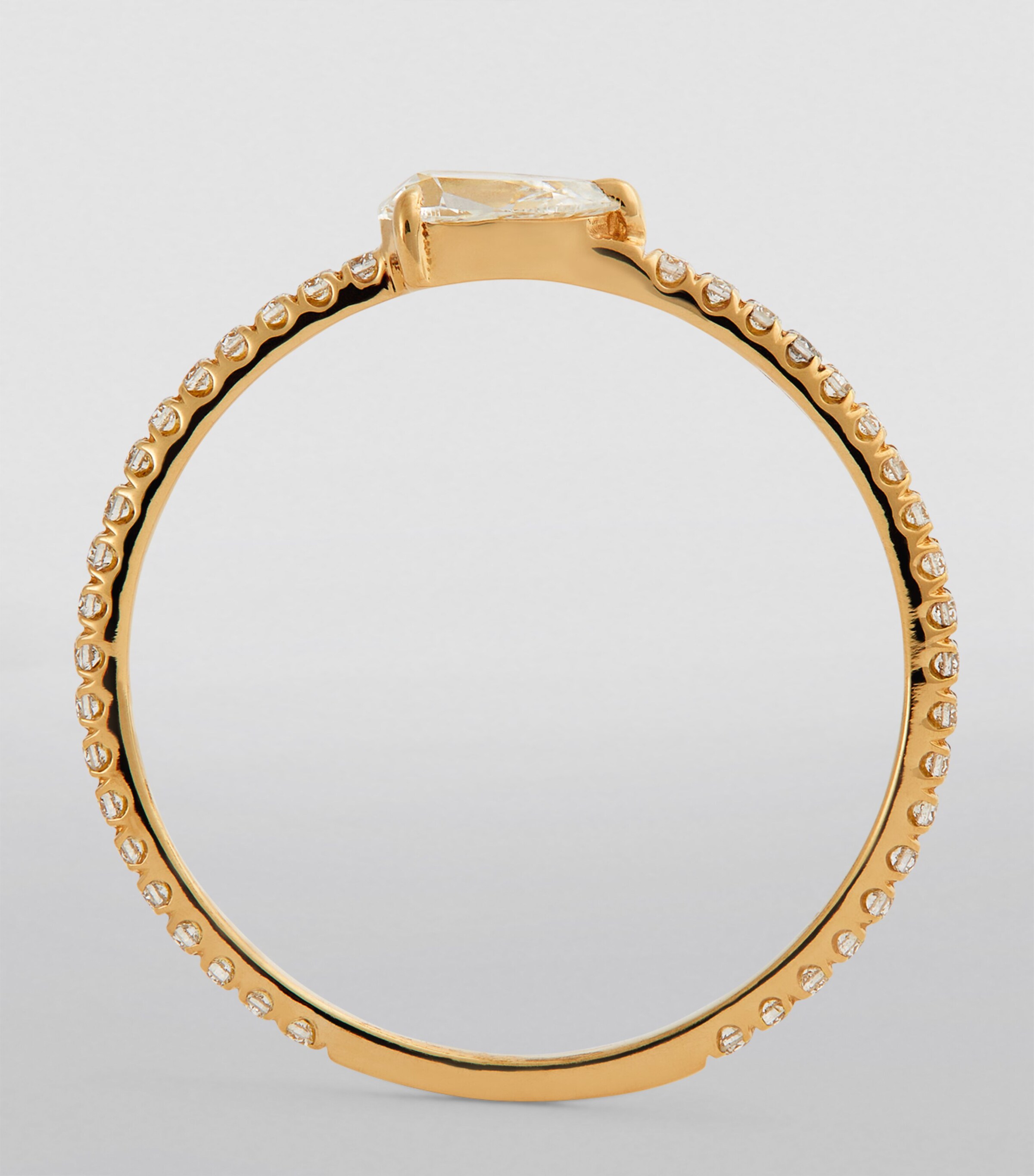 Eva Fehren Yellow Gold and Diamond Boa Ring Yellow Gold Image 2