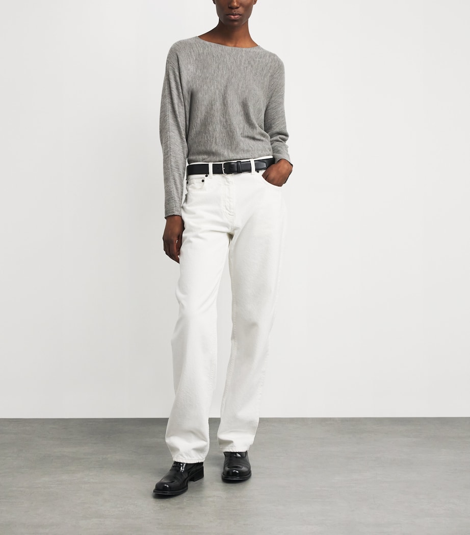 Semir Cashmere Oversized Sweater GREY MELANGE Image 2