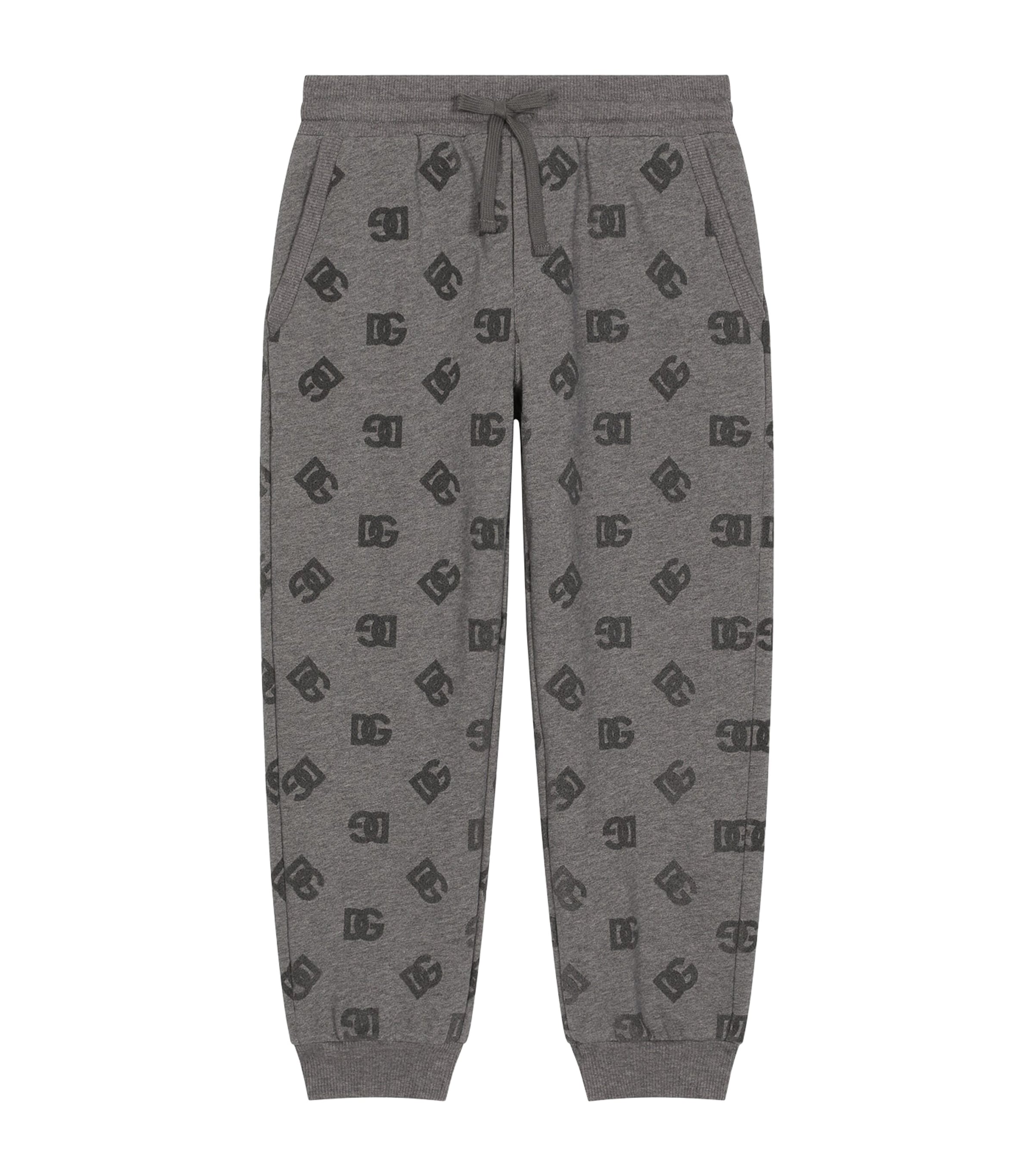 DOLCE & GABBANA COTTON LOGO SWEATPANTS 