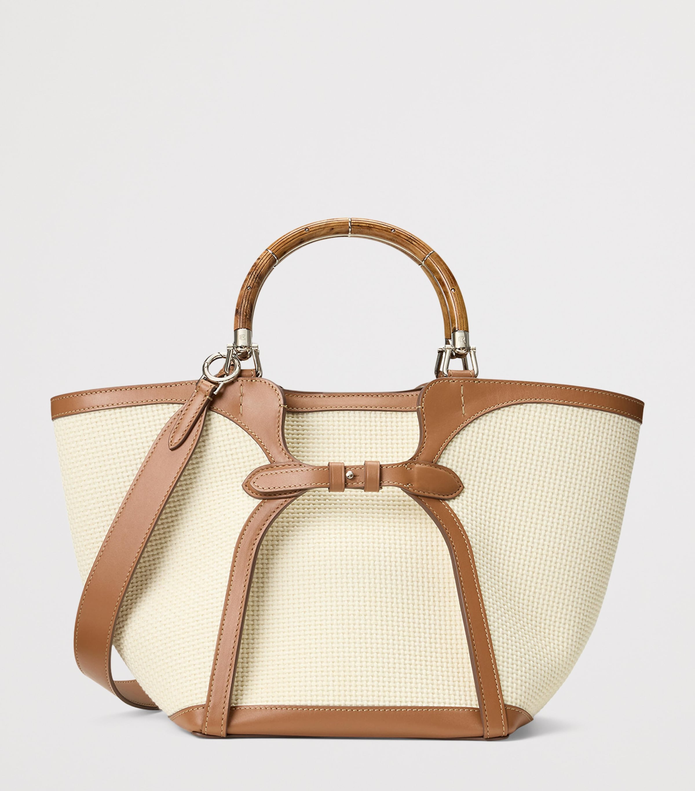 The Ralph Woven Tote Bag NATURAL-101 Image 6
