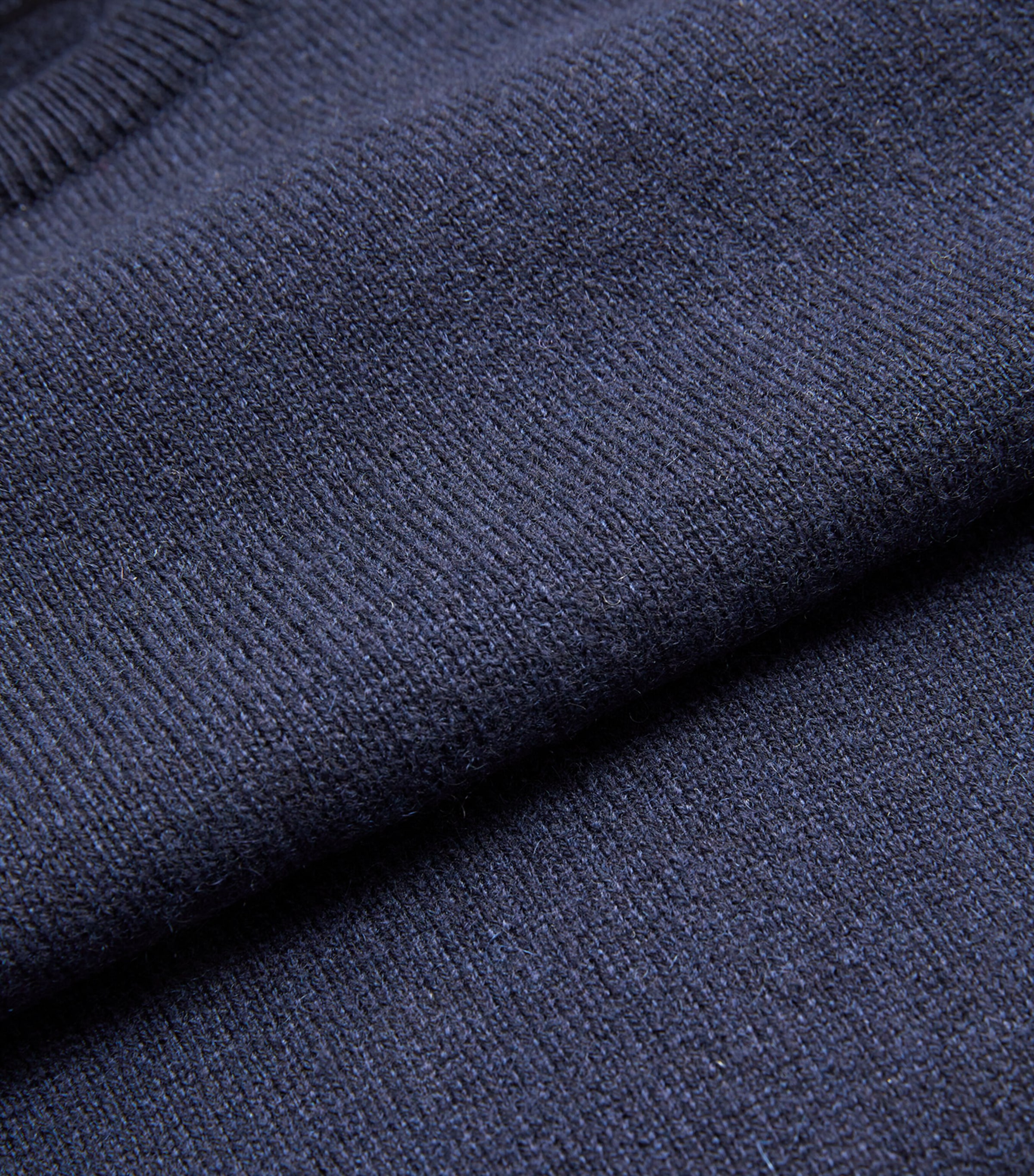 Harrods Mens Cashmere Crew-Neck Sweater Navy Image 5