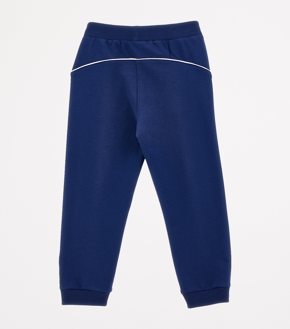 Stretch-Cotton Heart Sweatpants (2-14 Years) BLU + BIANCO Image 2