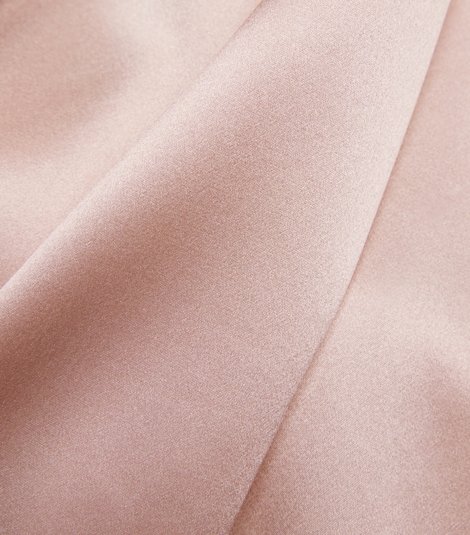 Silk Satin Robe PINK Image 5
