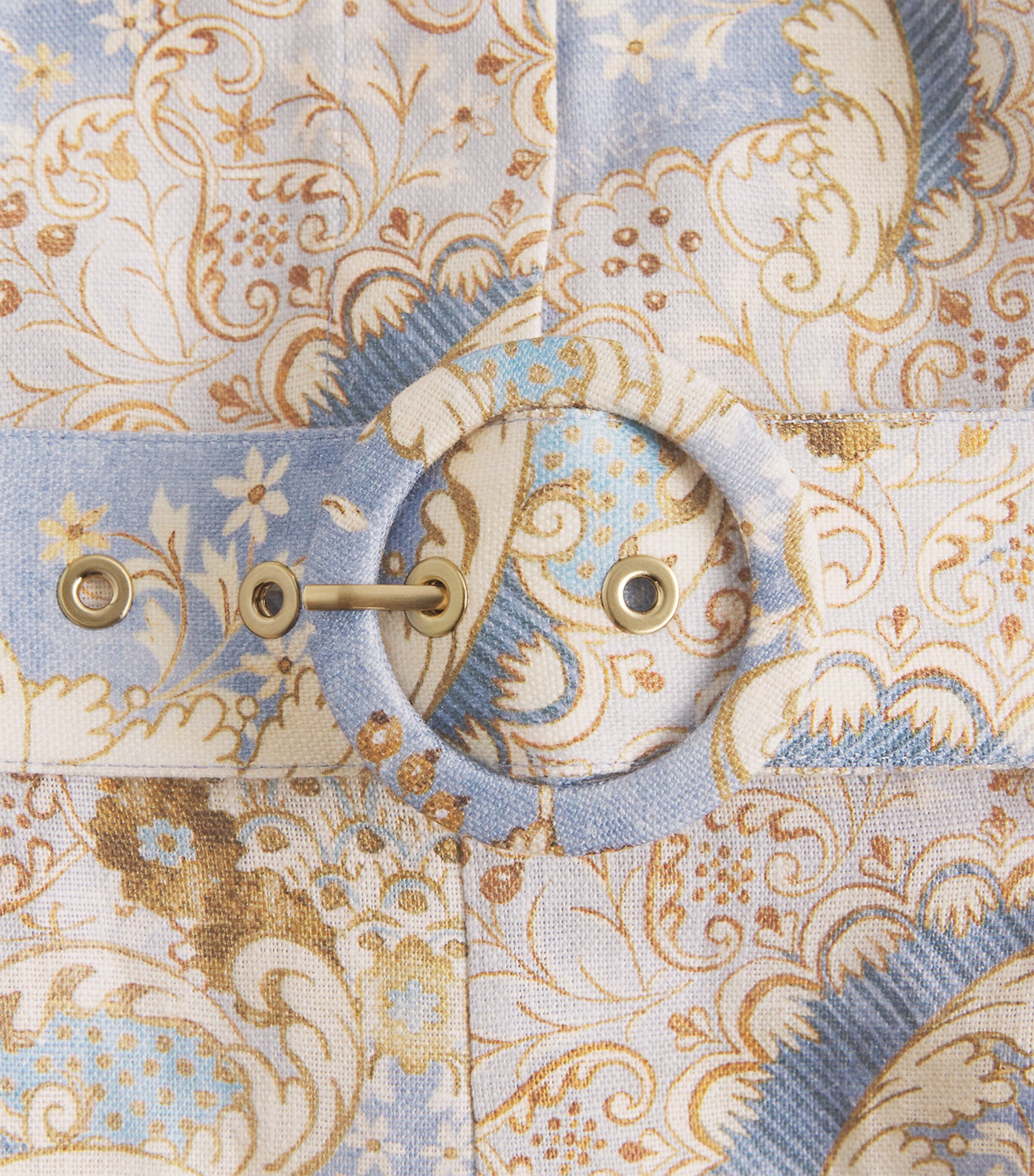 Linen Awaken Playsuit DAMASK DENIMDMDM Image 5