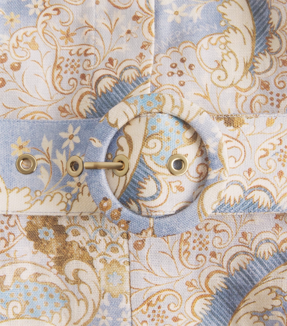 Linen Awaken Playsuit DAMASK DENIMDMDM Image 5