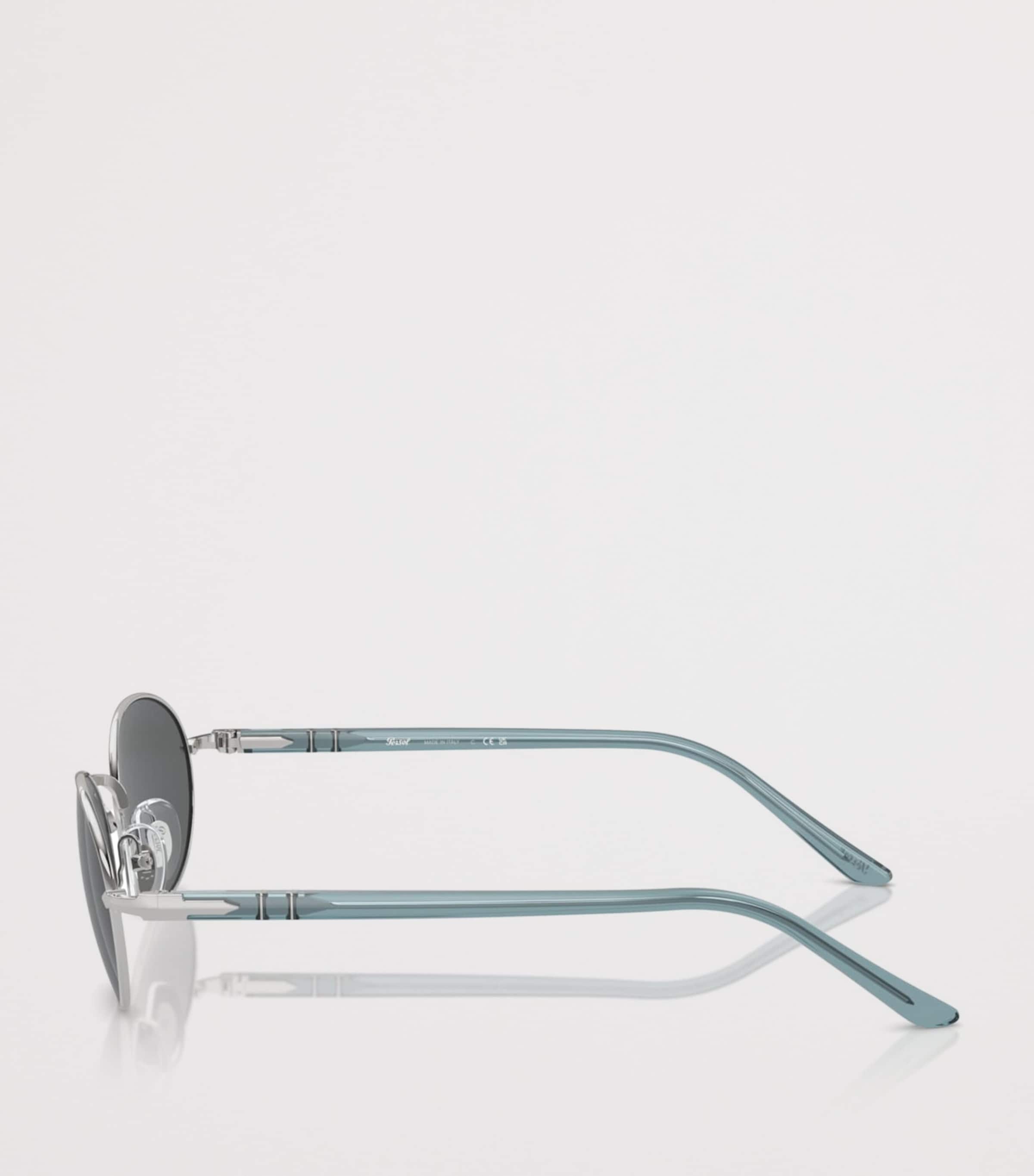 Persol Ida Oval Sunglasses Silver Image 3
