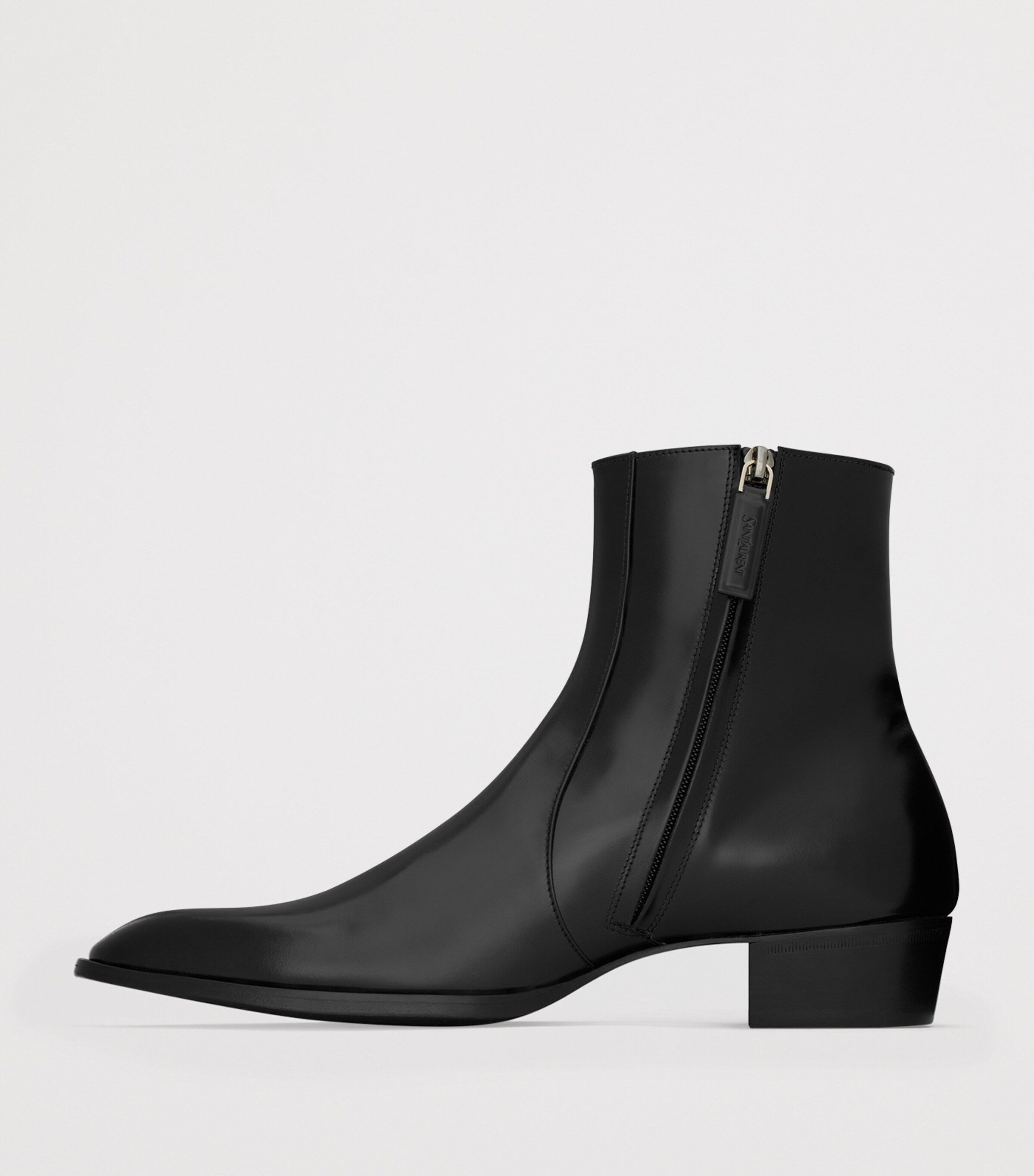 Saint Laurent Leather Roman Ankle Boots Image 3