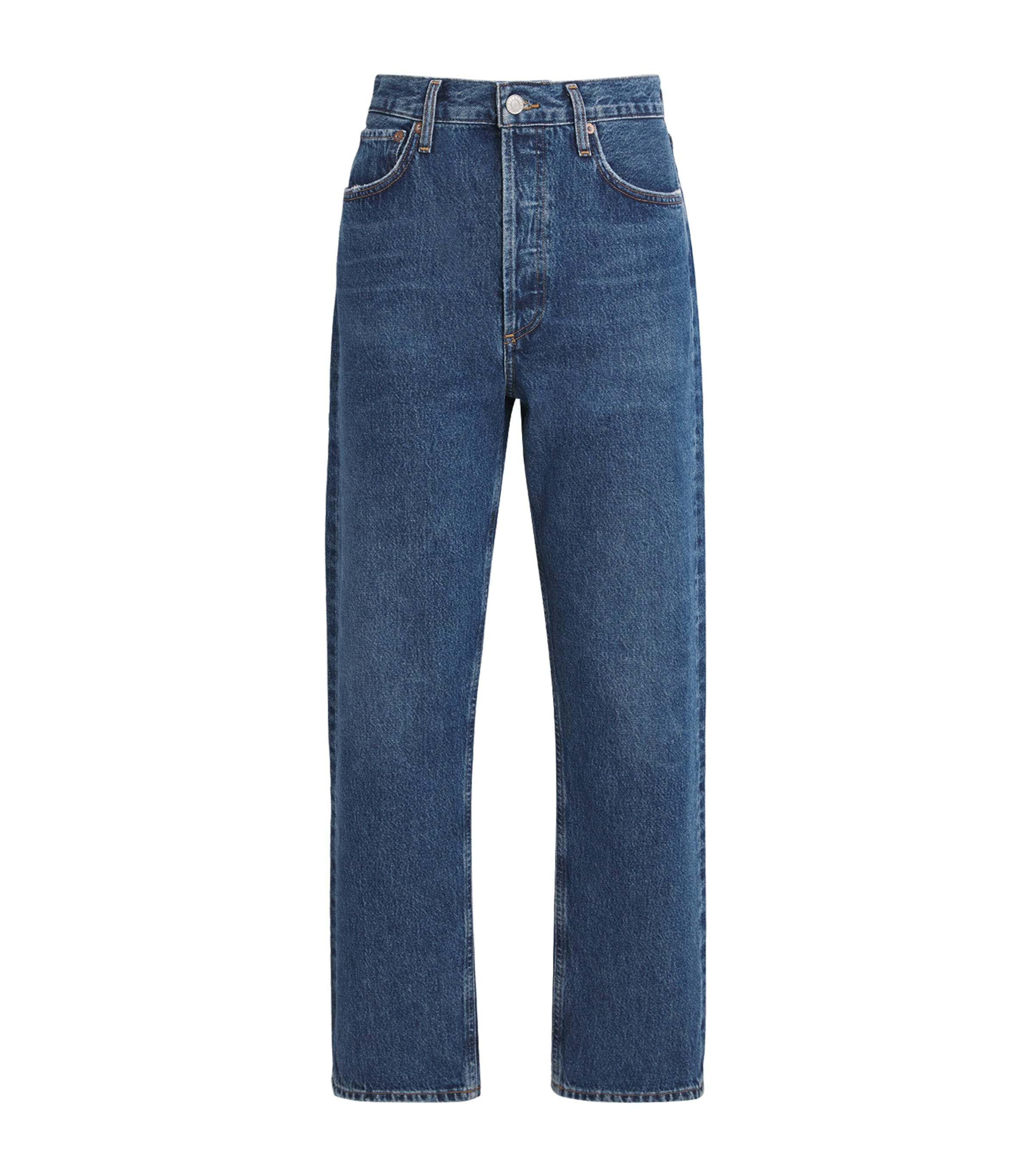 Agolde 90's Straight Jeans In Blue