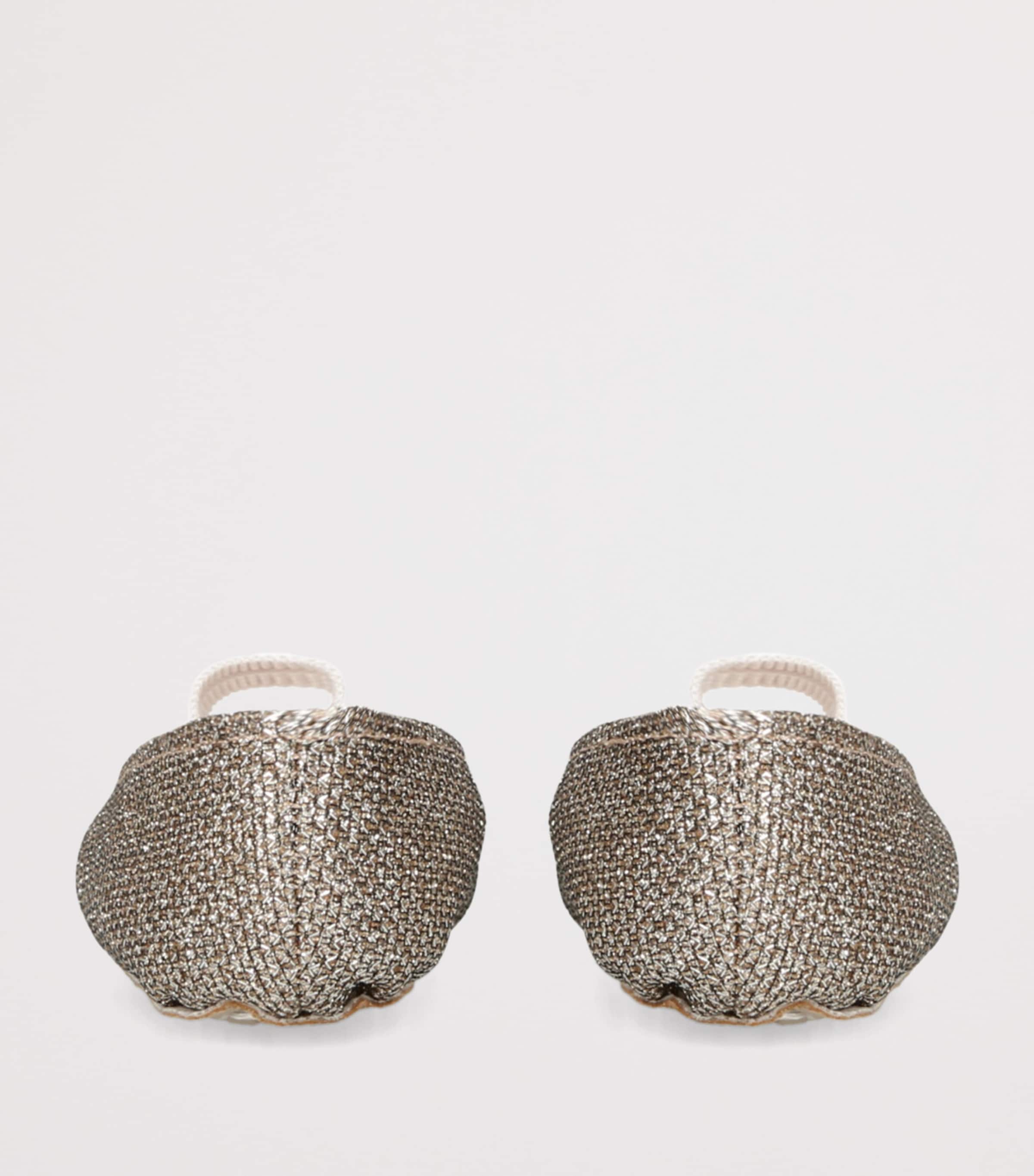 Metallic-Thread Odette Ballet Flats GOLD Image 2