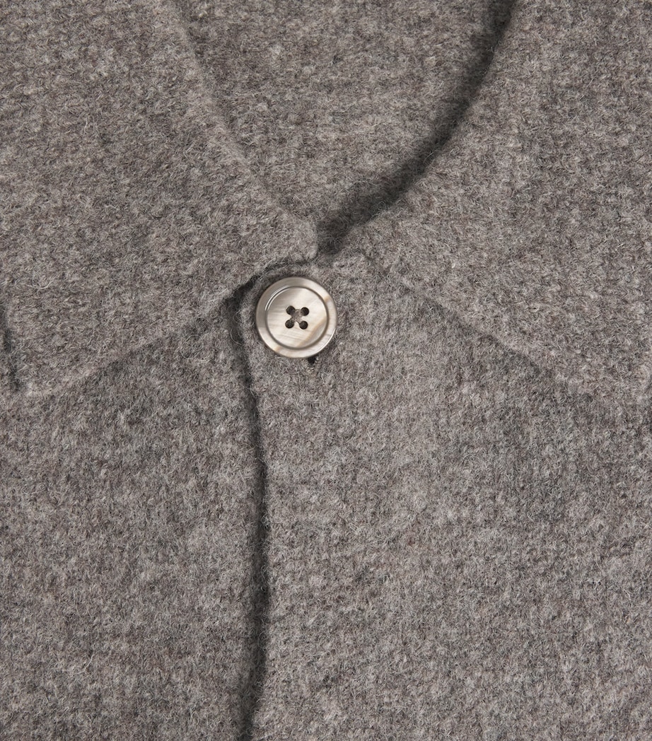NN07 Mens Wool-Blend Jonas Cardigan Mable Husk Image 6