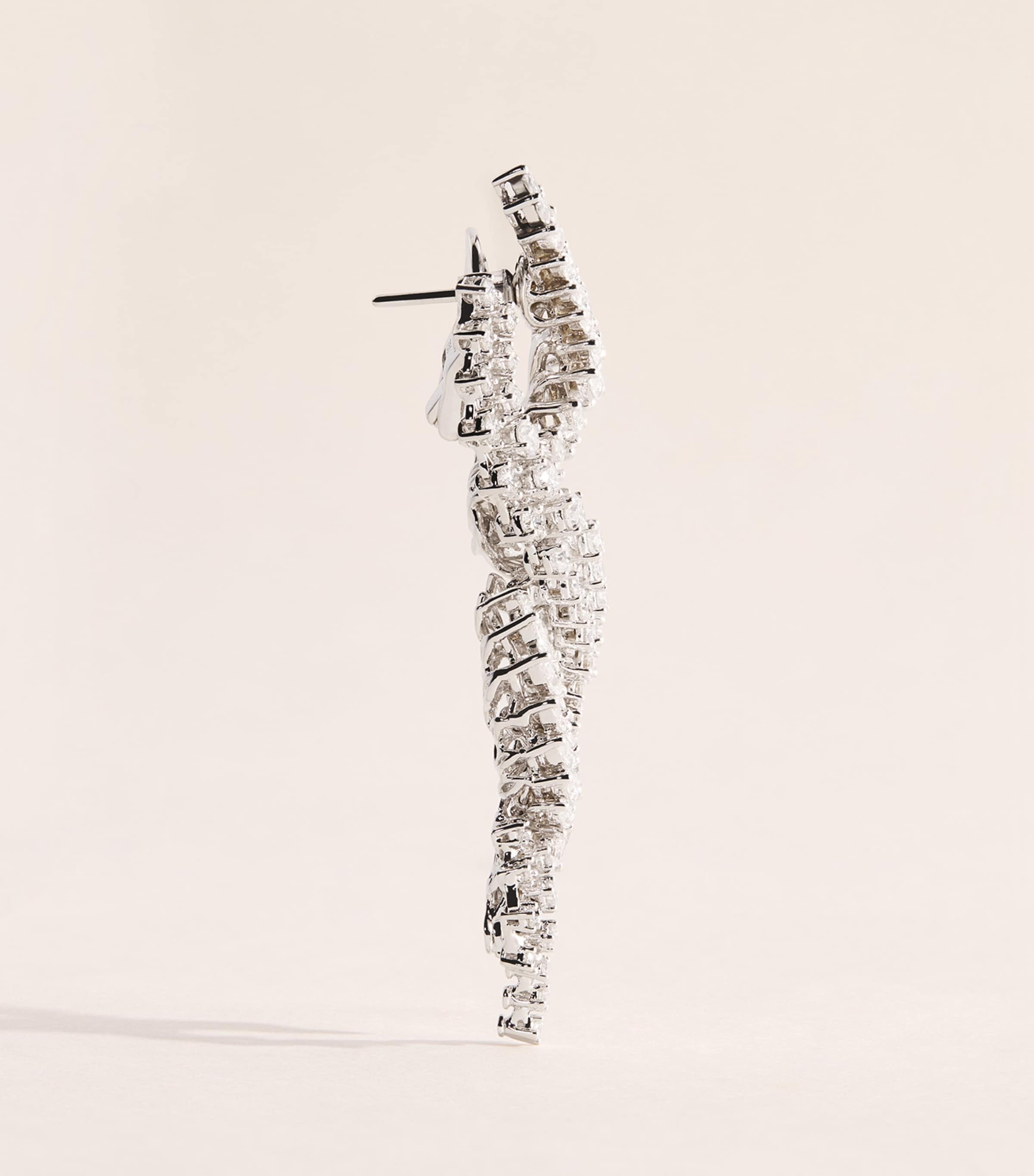 Yeprem White Gold and Diamond Y-Couture Earrings White Gold Image 3