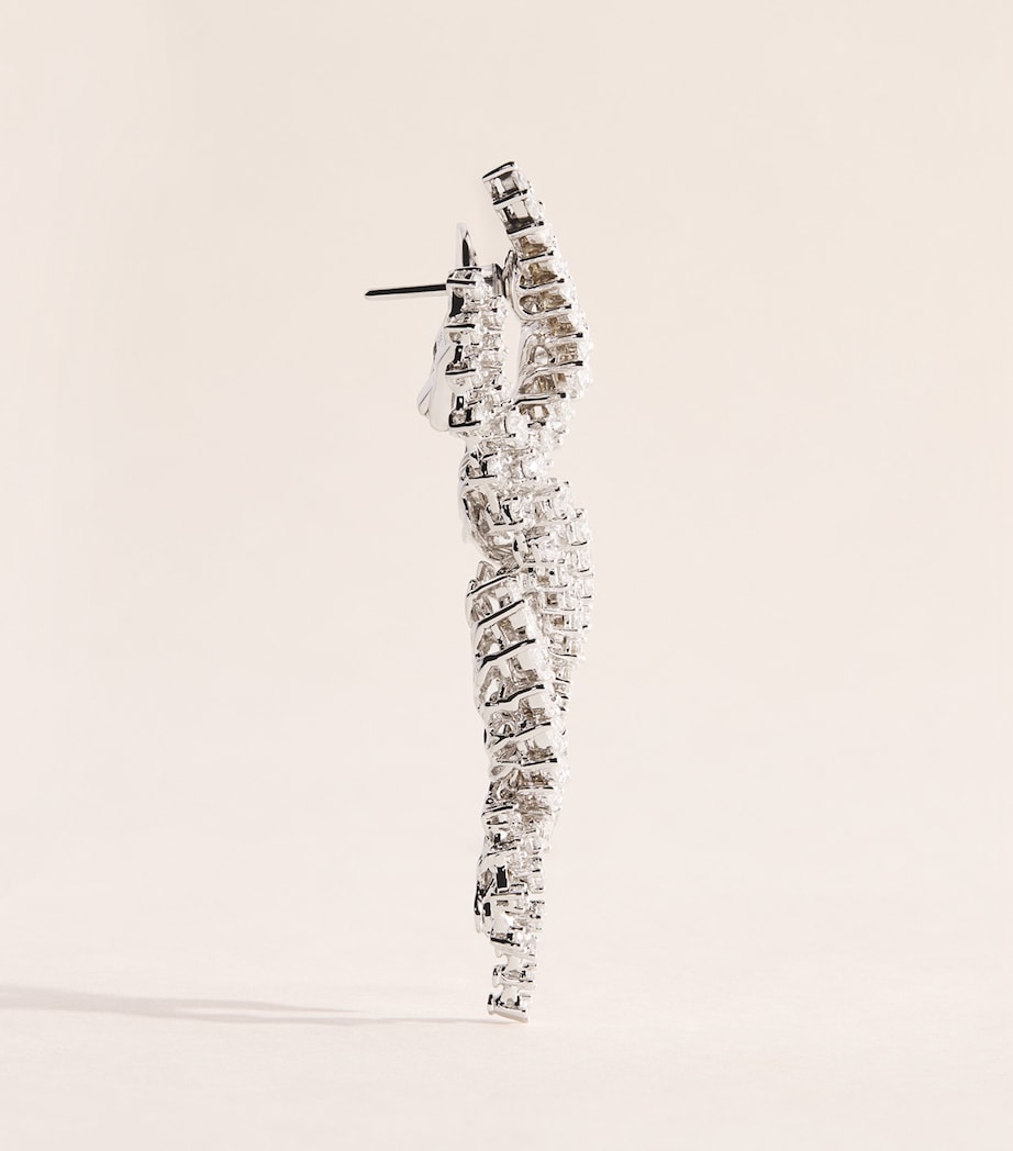 Yeprem White Gold and Diamond Y-Couture Earrings White Gold Image 3