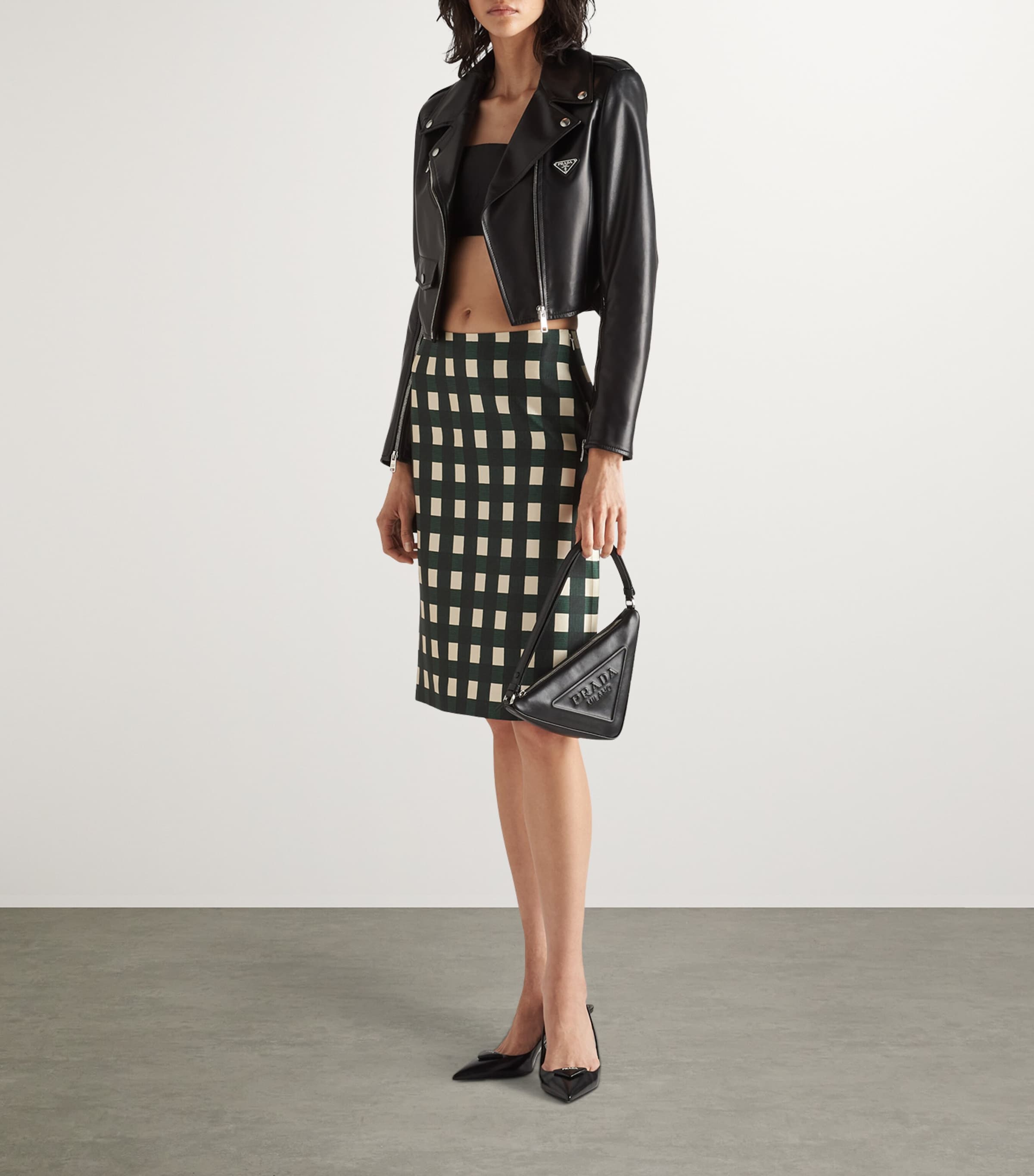 Leather Biker Jacket F0002 Image 2