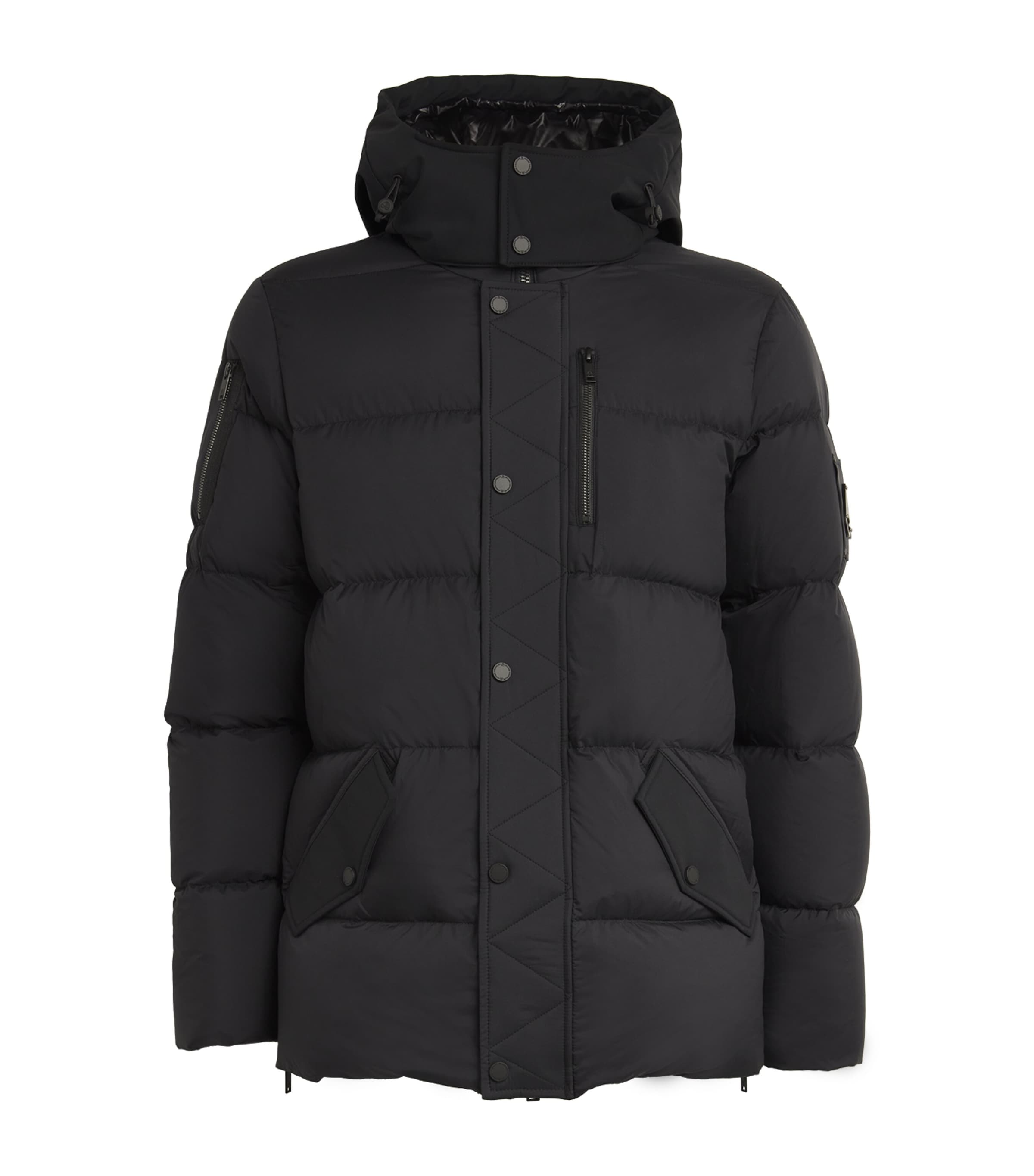 Moose Knuckles Everest 3q Mens Down Jacket In Navy 833