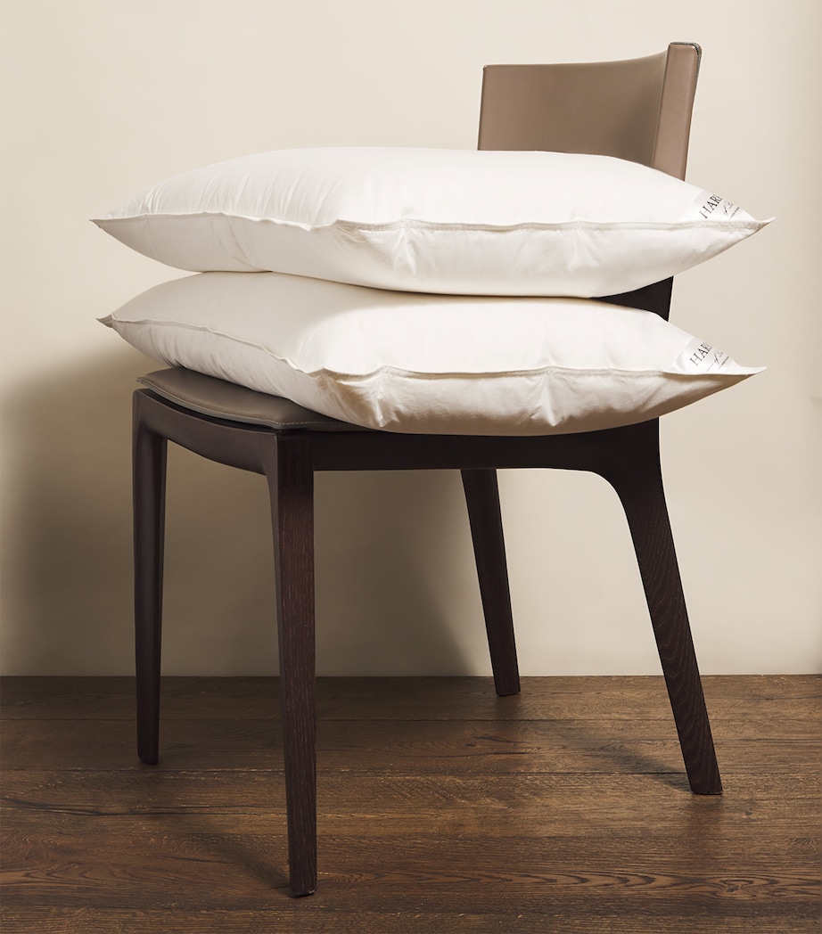 Soft Matterhorn Goose Down King Pillow (50cm x 90cm) WHITE Image 2