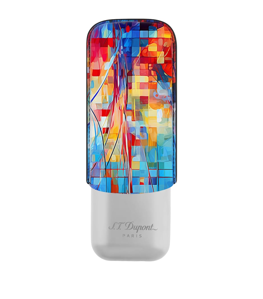 Leather Graff'ty 2-Cigar Case MULTICOLOURED Image 1