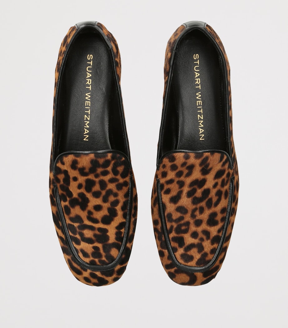 Suede Leopard Brooks Loafers BROWN/OTH Image 4