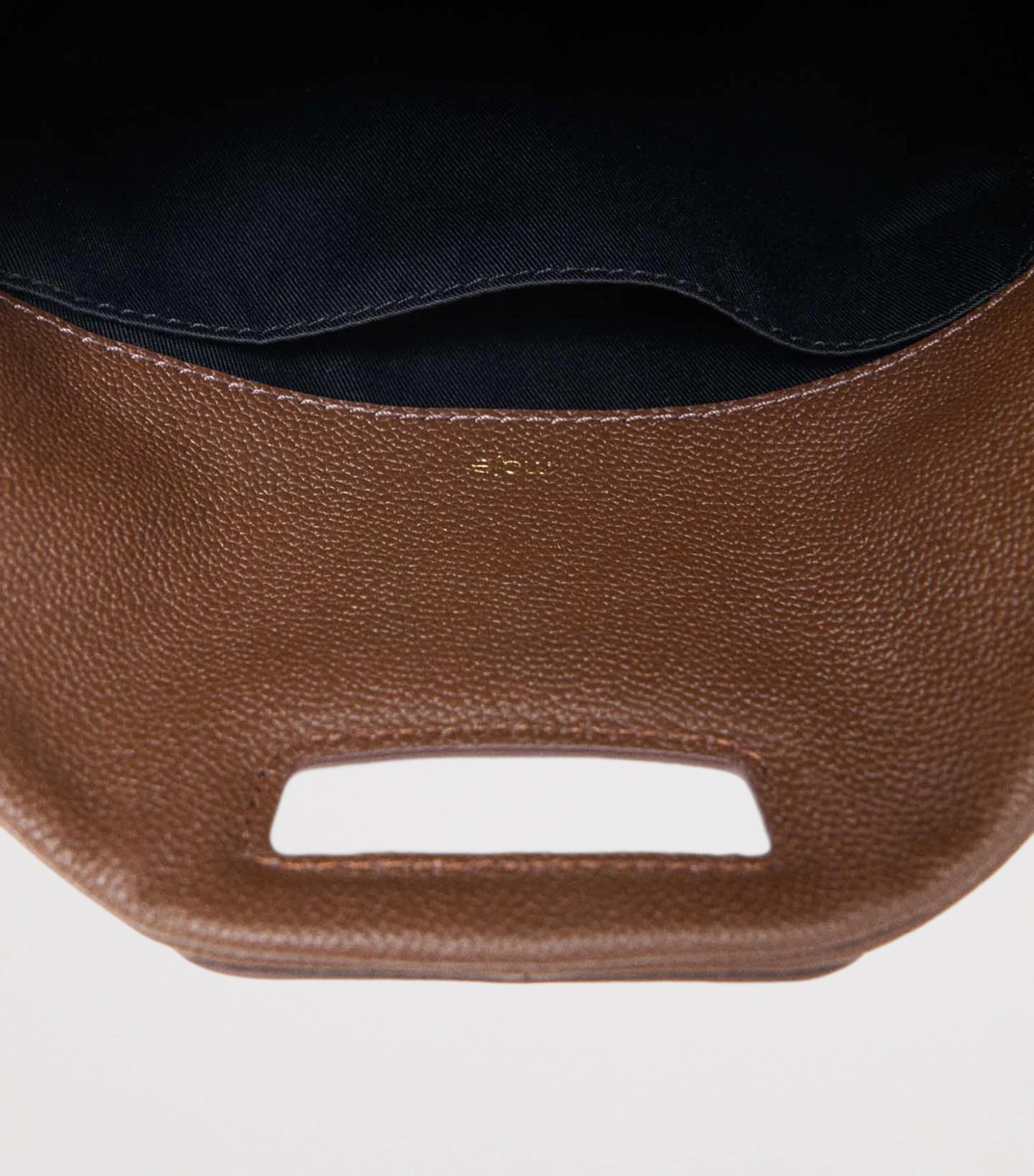 Maje Leather Miss M Shoulder Bag Brown Image 9