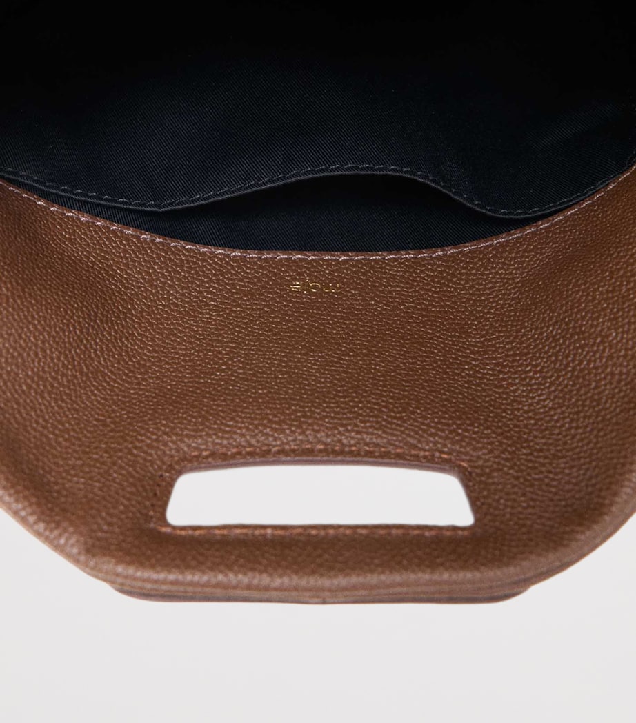 Maje Leather Miss M Shoulder Bag Brown Image 9