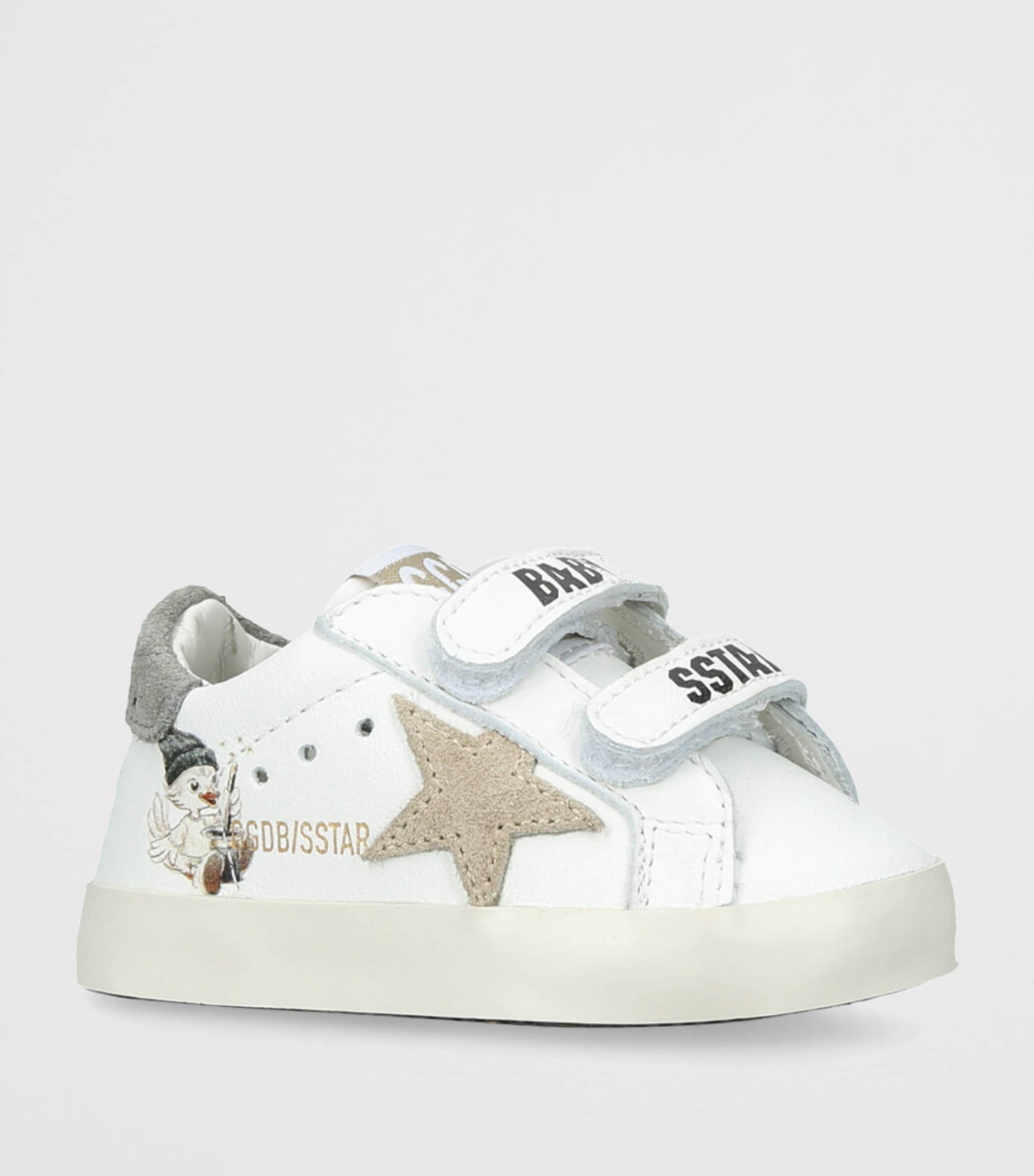 Leather School Mascot Sneakers WHITE/COMB Image 3