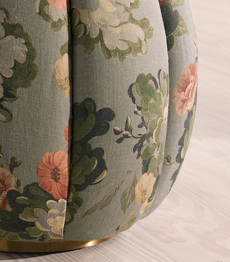 Soho Home Linen Sofia Footstool Image 5