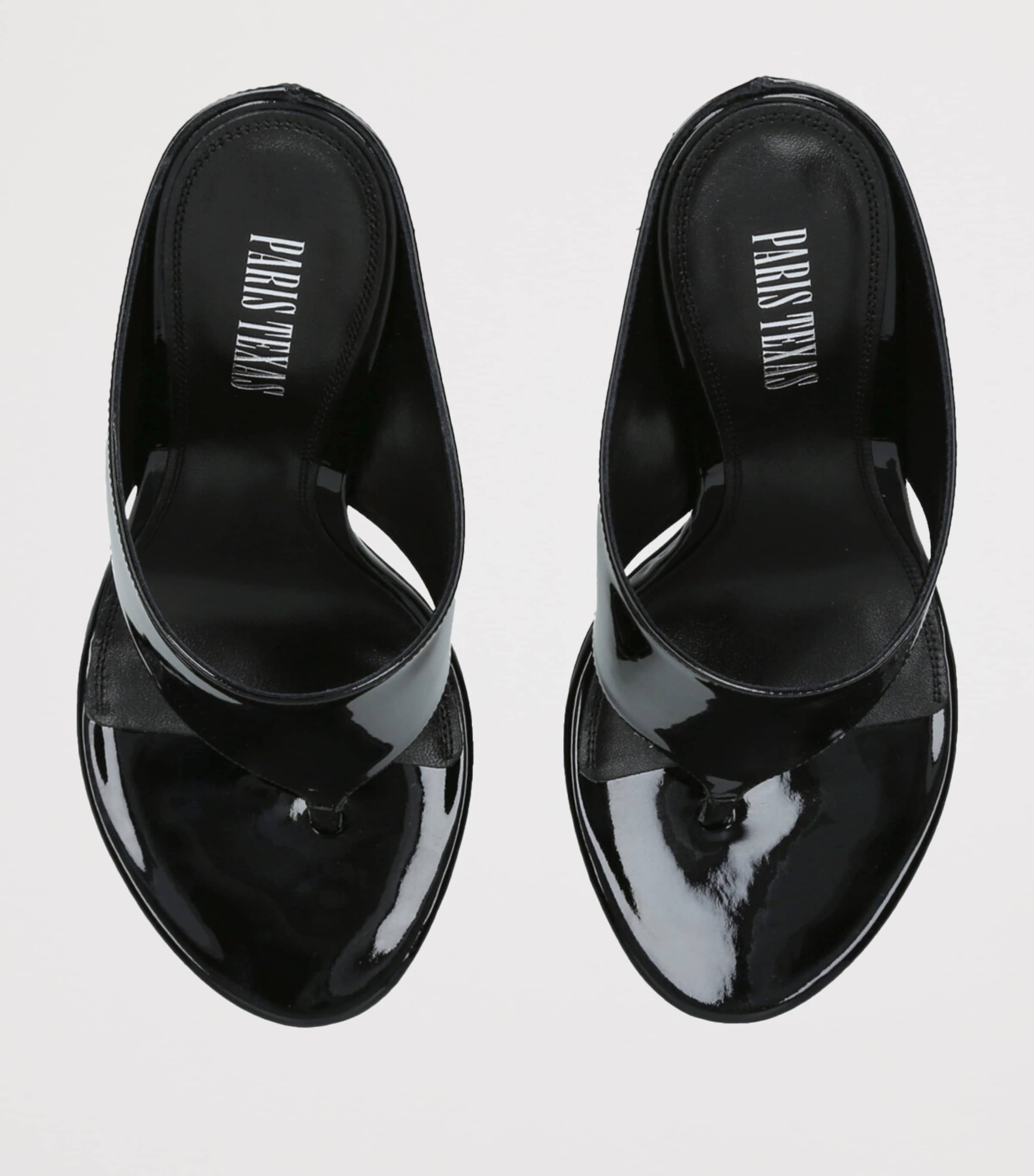 Paris Texas Patent Leather Lidia Sandals 105 Black Image 4
