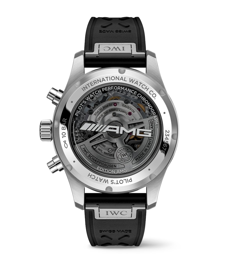 x Mercedes-AMG Titanium Pilot's Performance Chronograph Watch 41mm BLACK Image 5
