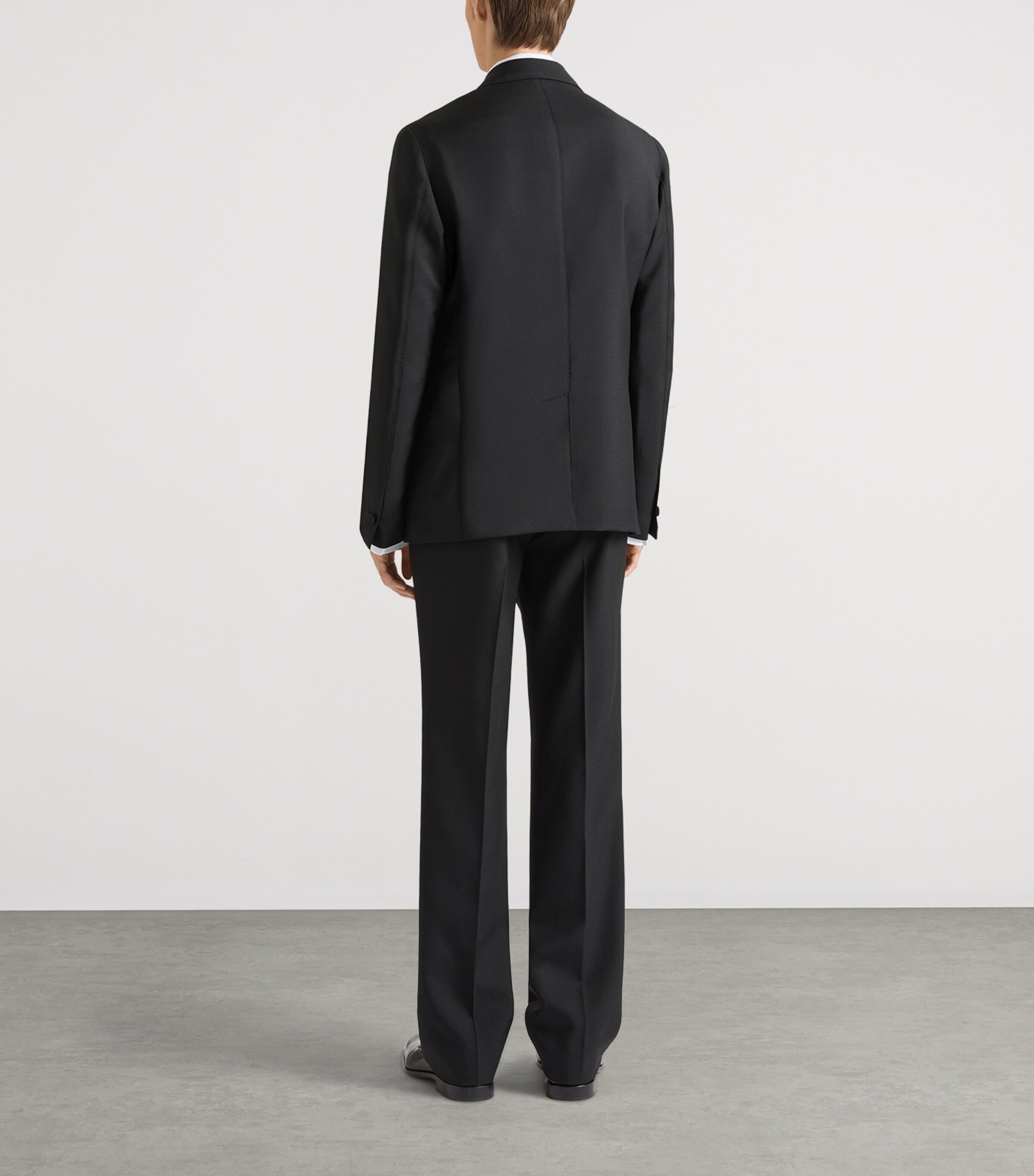 Givenchy Mens Wool-Mohair Tailored Trousers Image 4