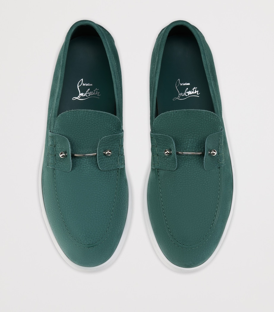 Christian Louboutin Chambeliboat Leather Boat Shoes Image 4
