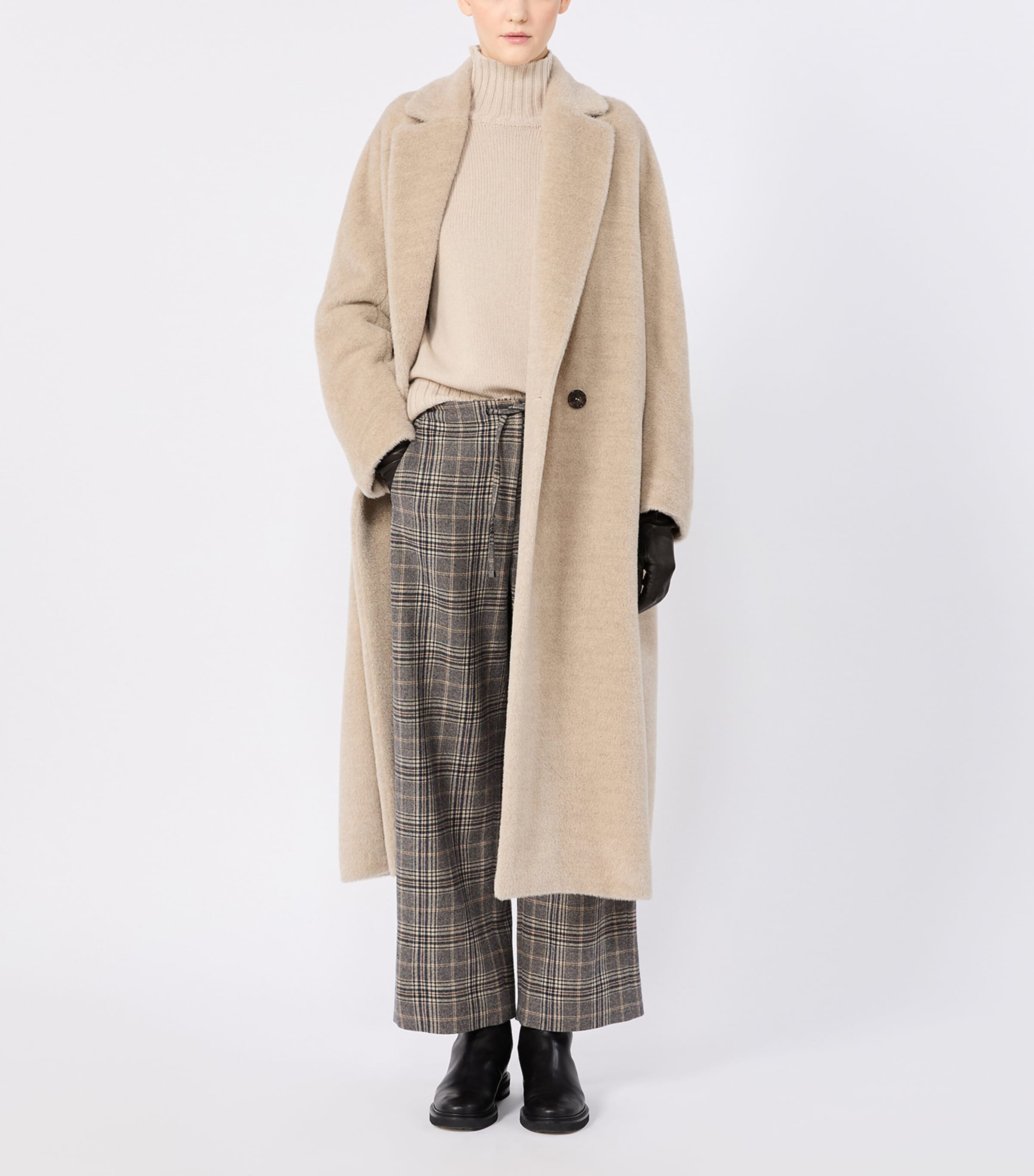 Max Mara Womens Wool-Cashmere Sweater Albino Image 2