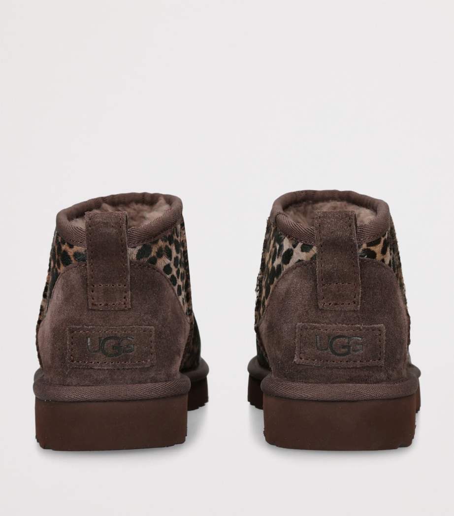 Pony Hair Ultra Mini Capian Ankle Boots BROWN/OTH Image 2