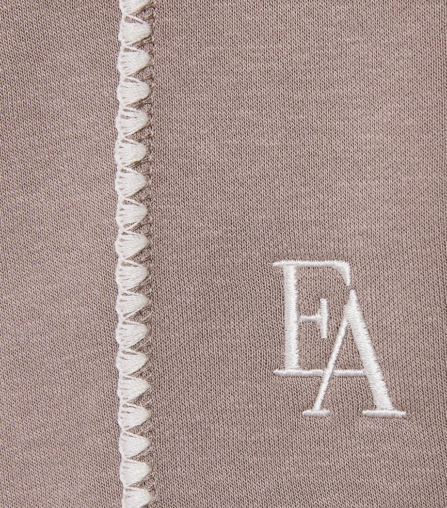 Emporio Armani Kids Crochet-Trim Sweatpants (4-14 Years) Etherea Image 3