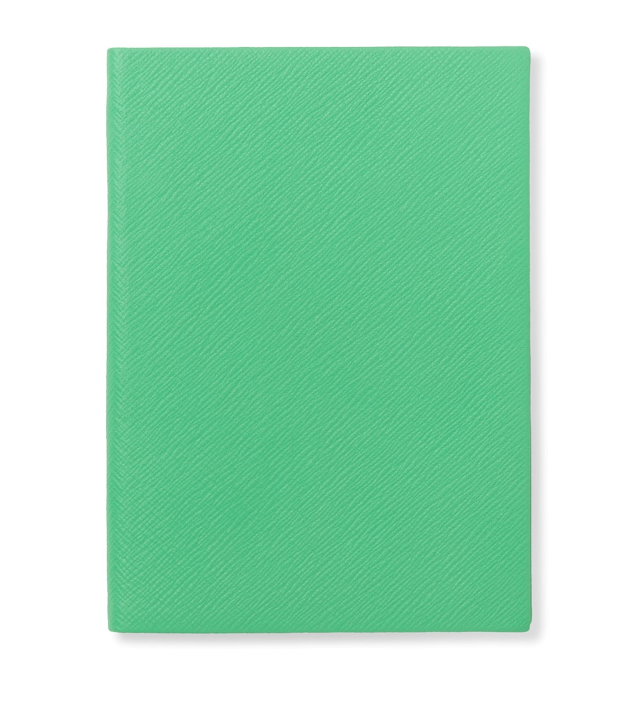 Smythson Leather Soho Notebook Shamrock Image 1