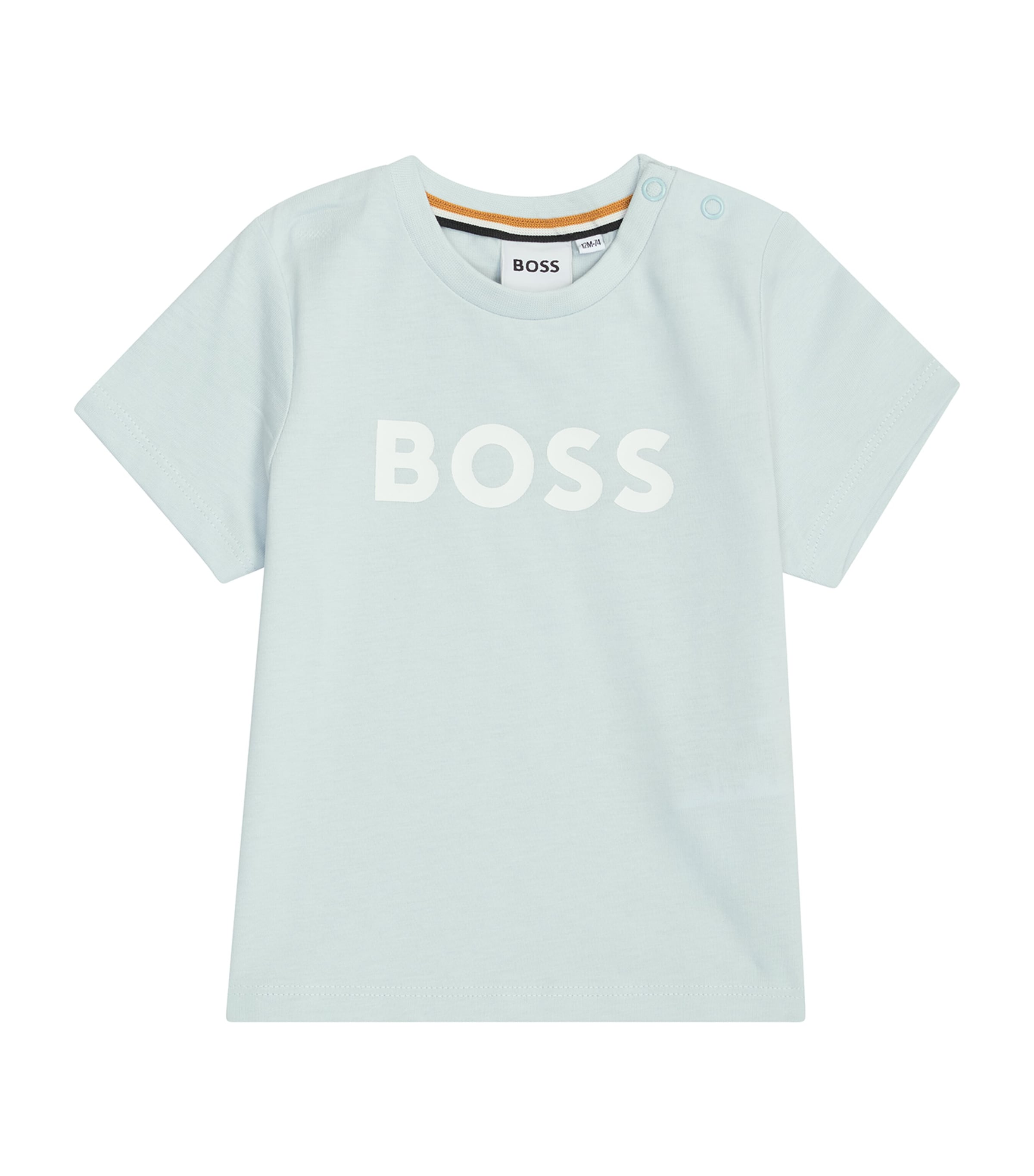 Bosswear Cotton Logo T-shirt In Blue