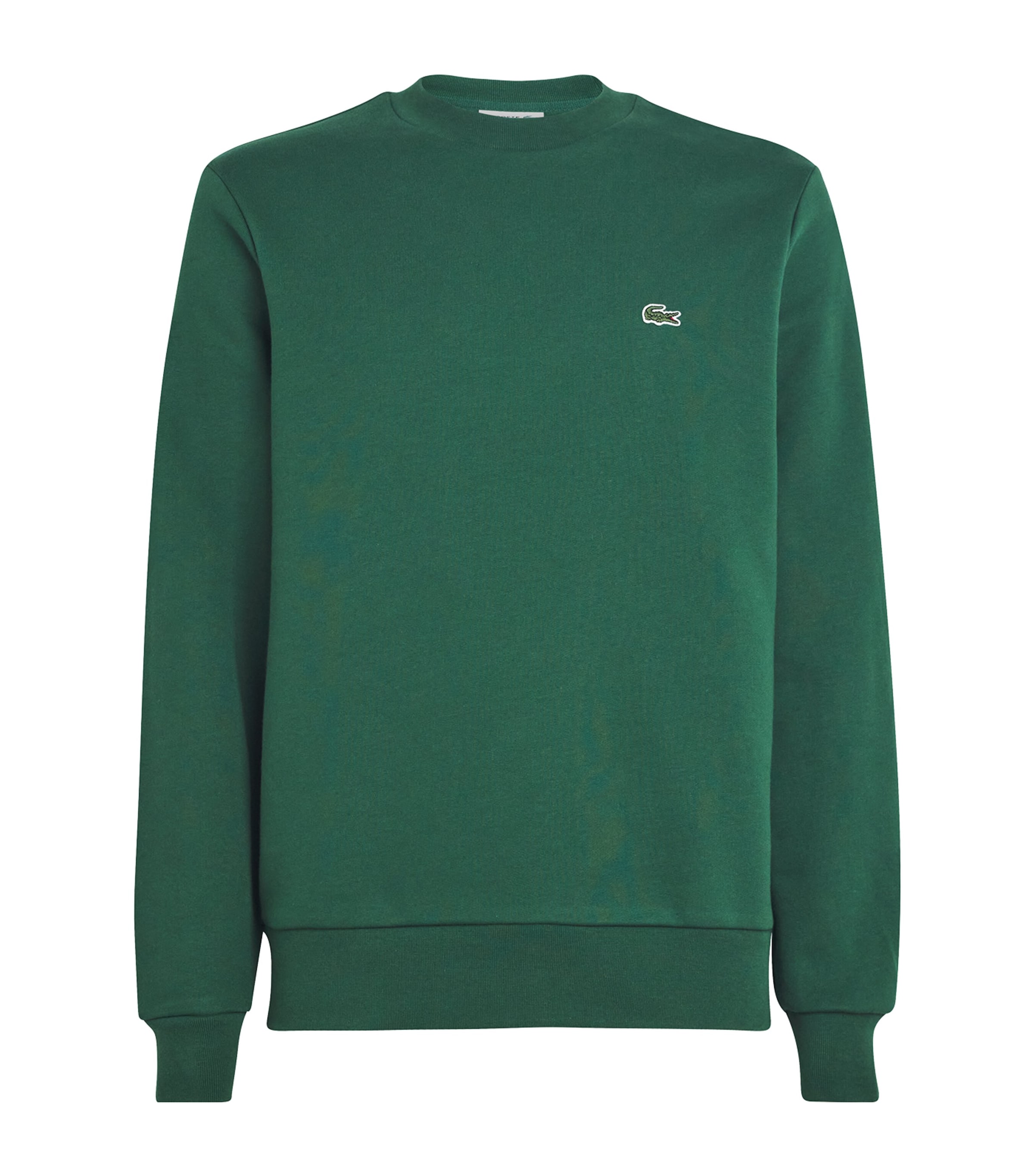 Lacoste Cotton Logo Sweatshirt In Green