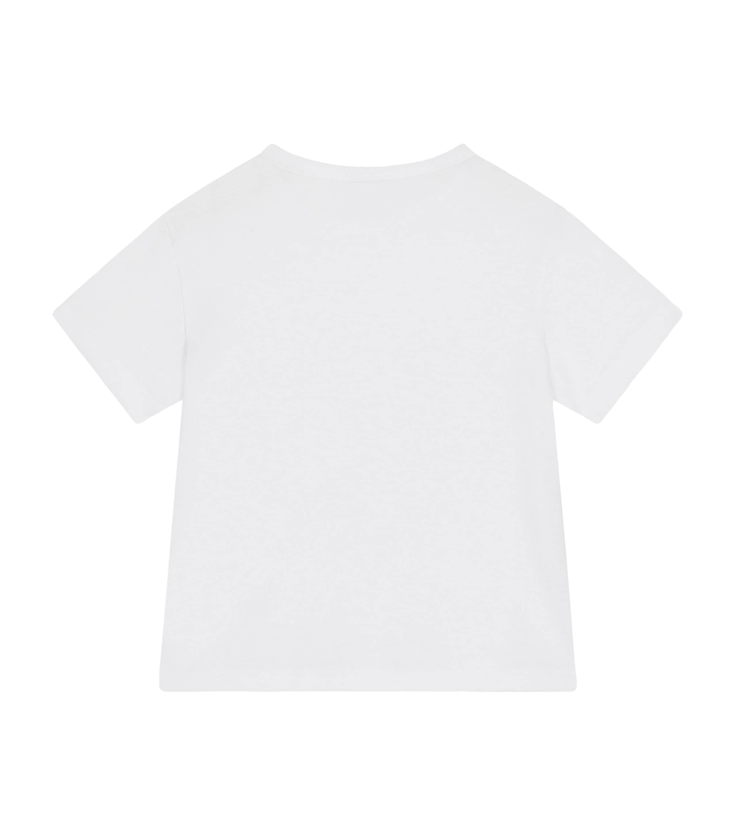 Dolce&Gabbana Kids Logo Plaque T-Shirt (2-6 Years) Optical White Image 2