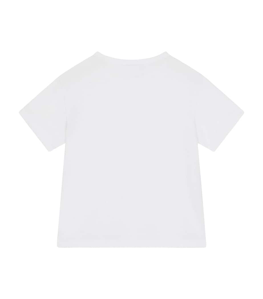 Dolce&Gabbana Kids Logo Plaque T-Shirt (2-6 Years) Optical White Image 2