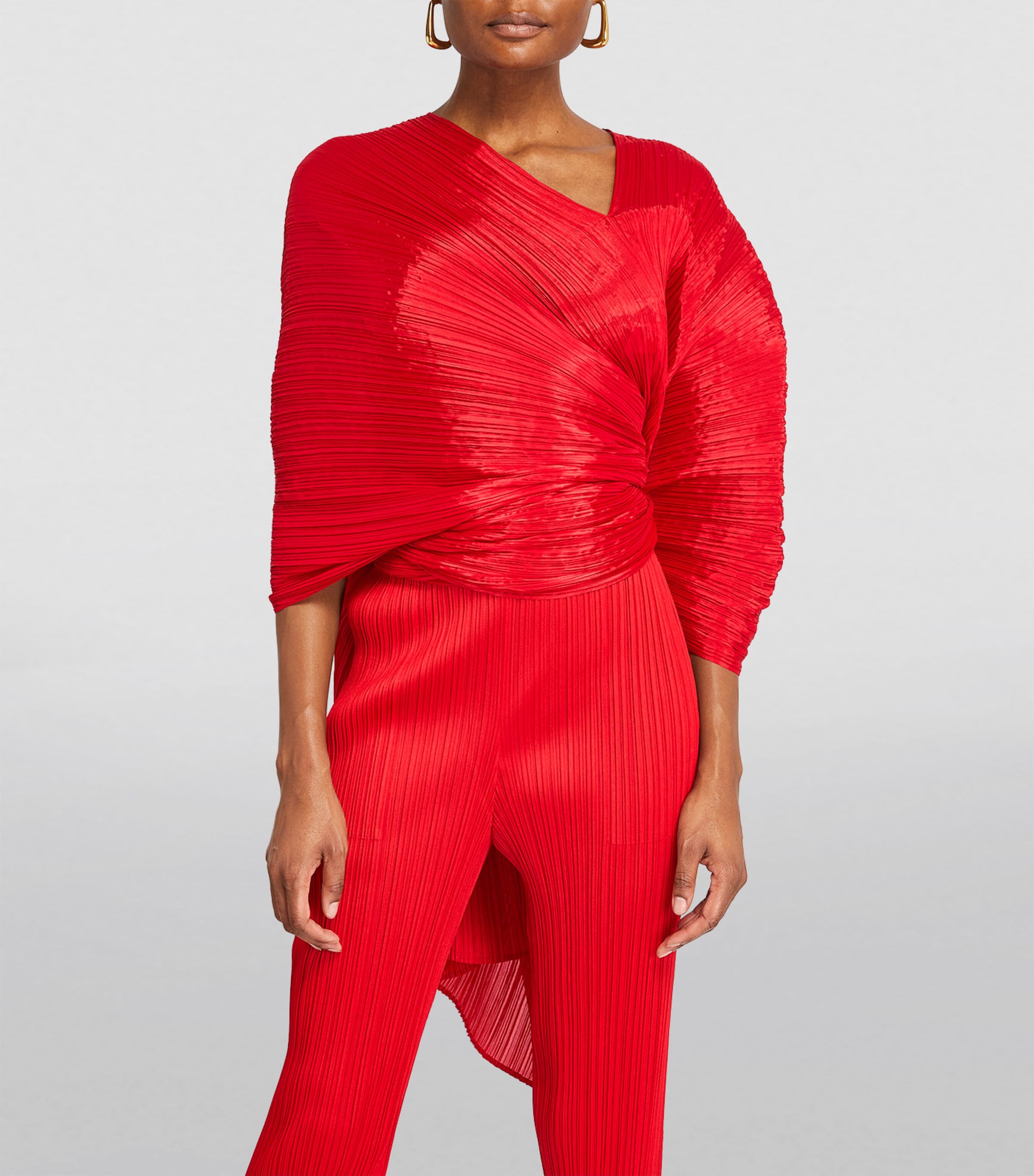 Pleats Please Issey Miyake Basics Madame-T Stole Image 3