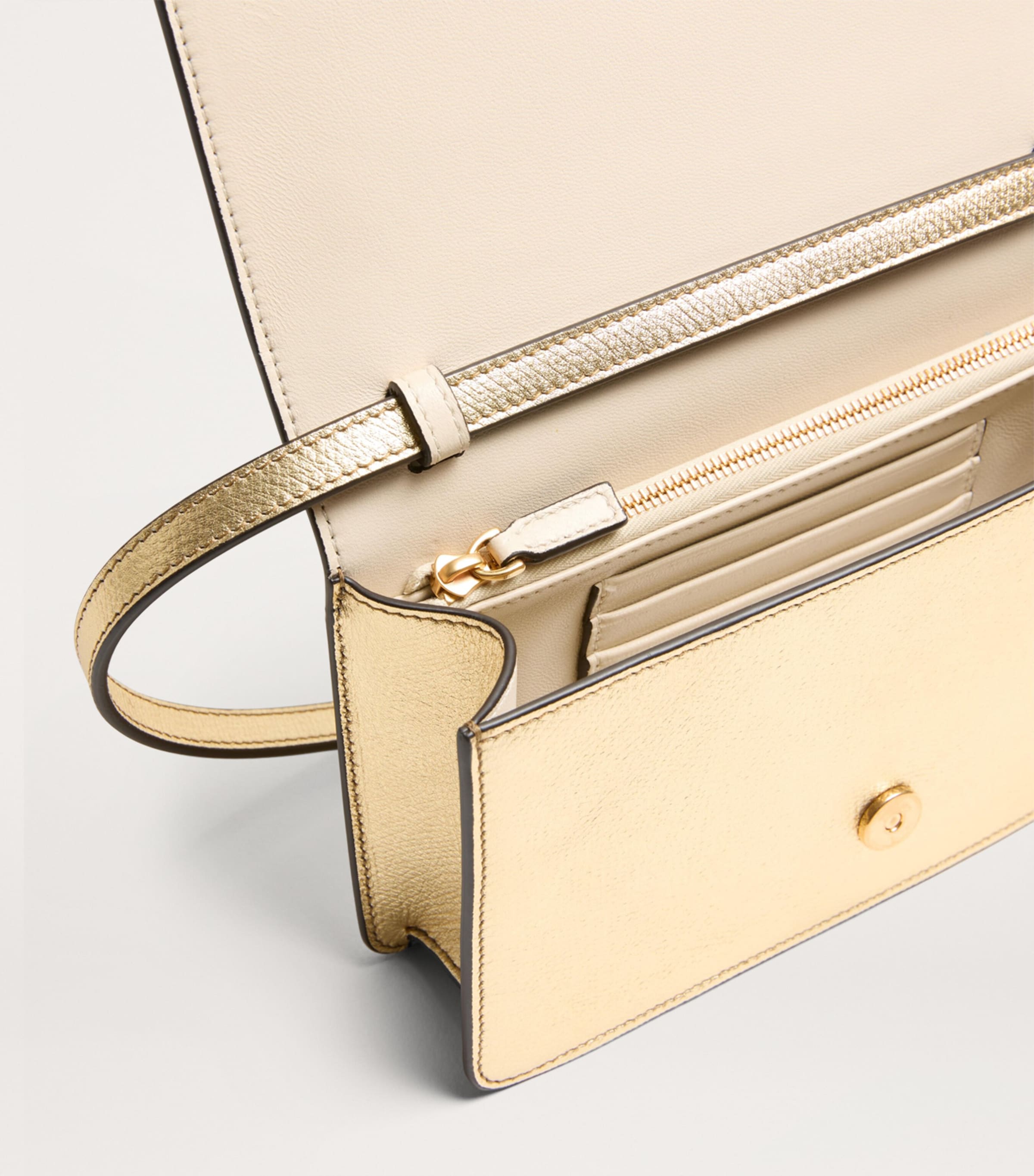 Mini Leather VLogo Shoulder Bag I8M Image 7