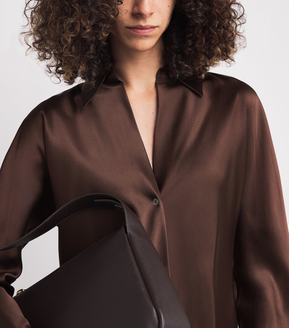 Silk Shirt ESPRESSO-222ESP Image 6