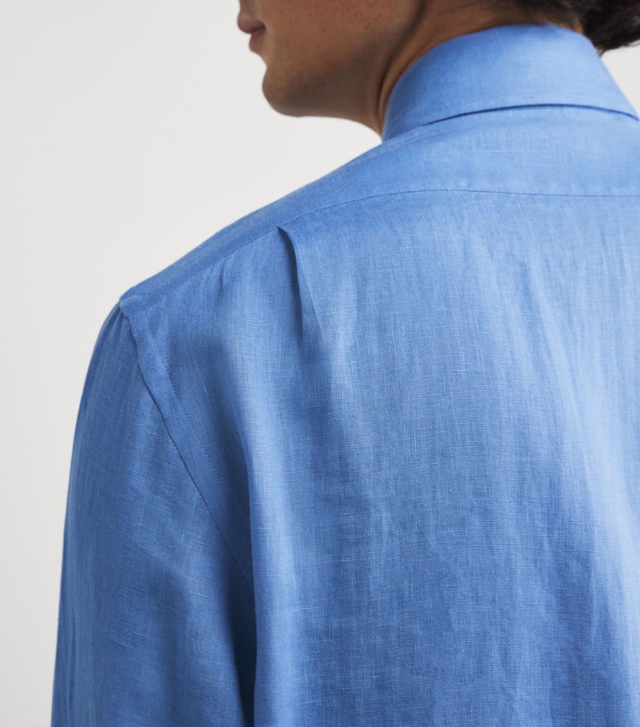 Linen Shirt COPEN BLUE Image 6