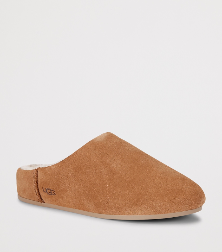 Suede Elea Slides CHESTNUT Image 3