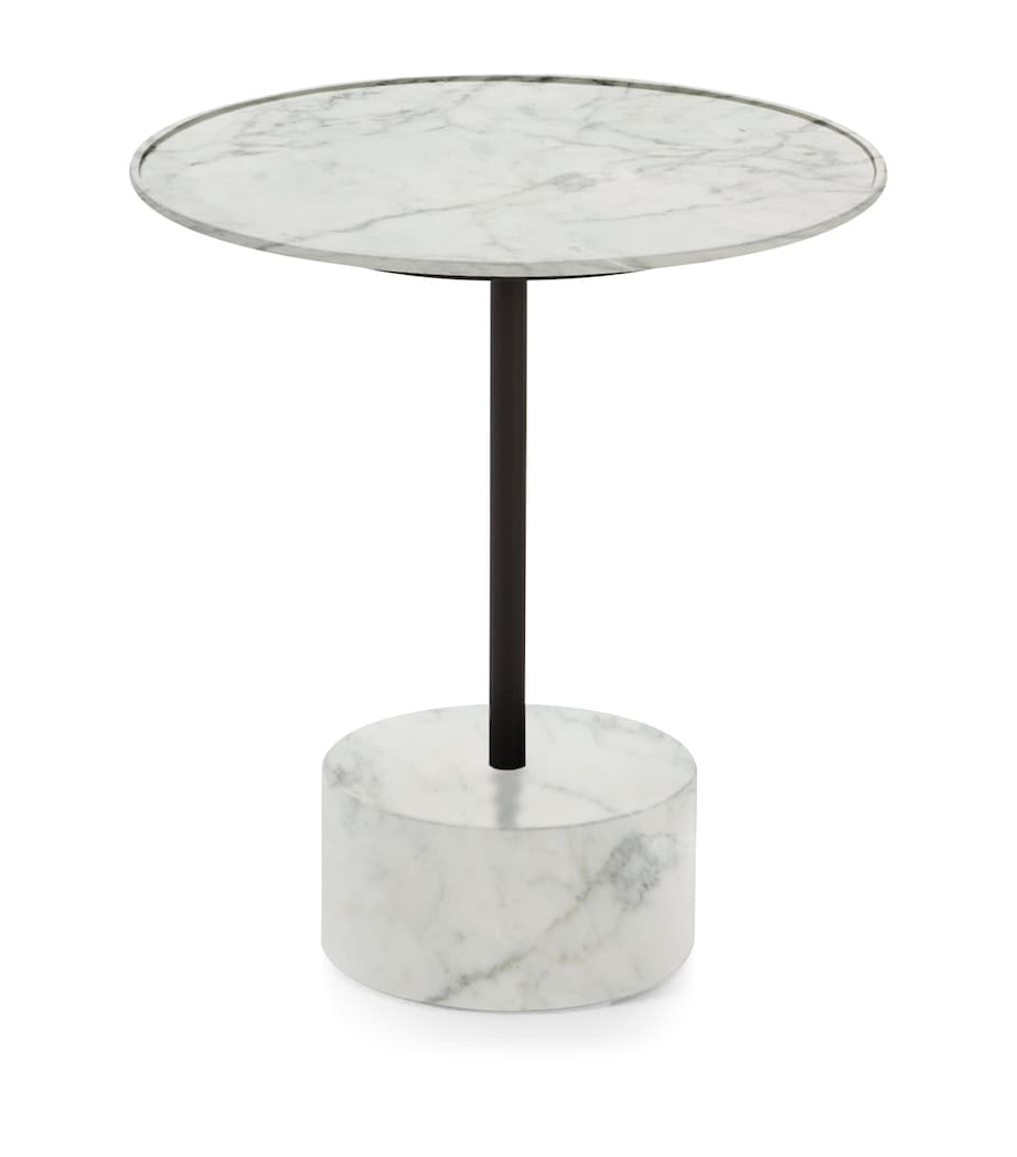 Marble 9 Occasional Table WHITE Image 1