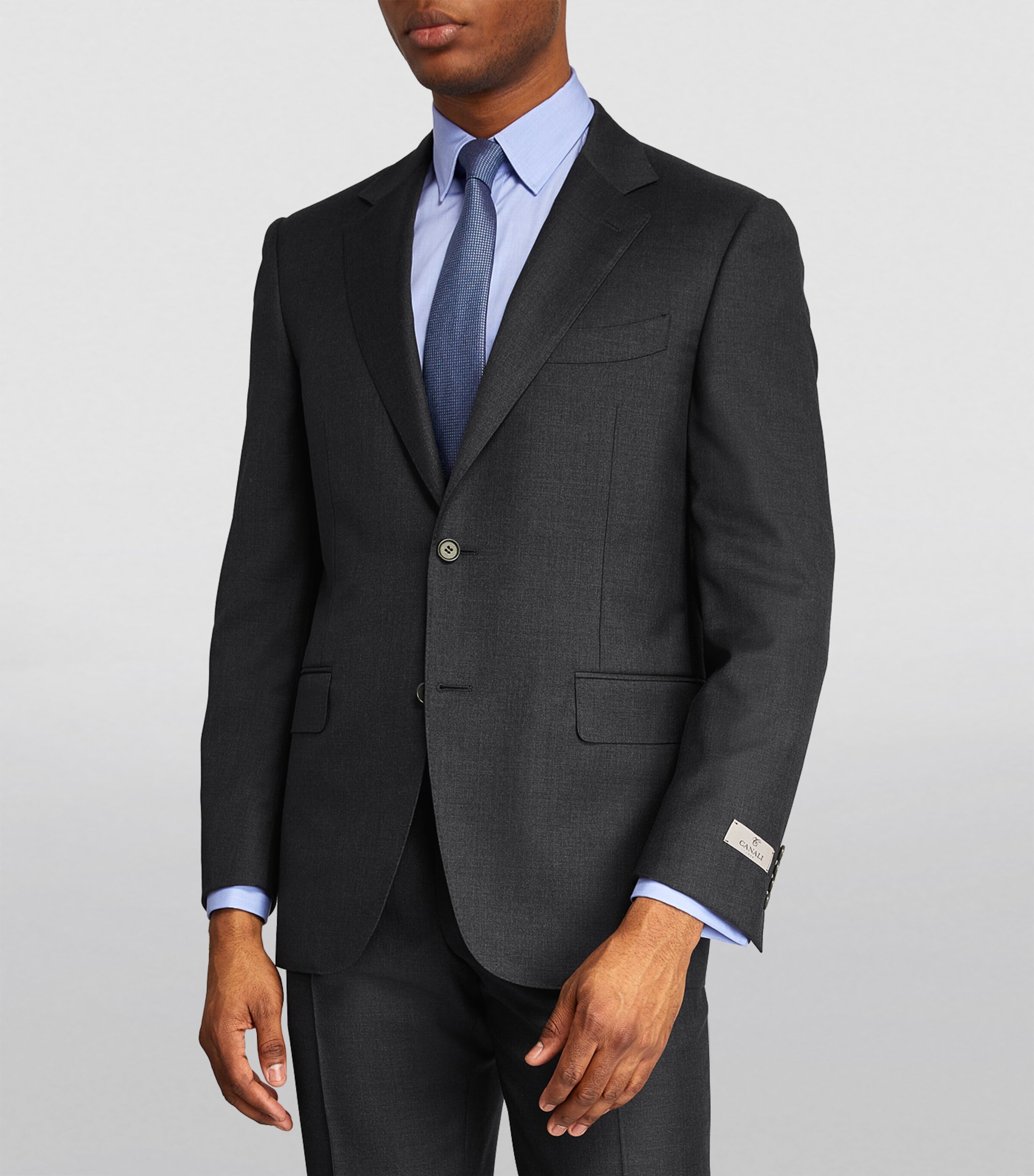 Wool 2-Piece Suit 12- DK GRY Image 5