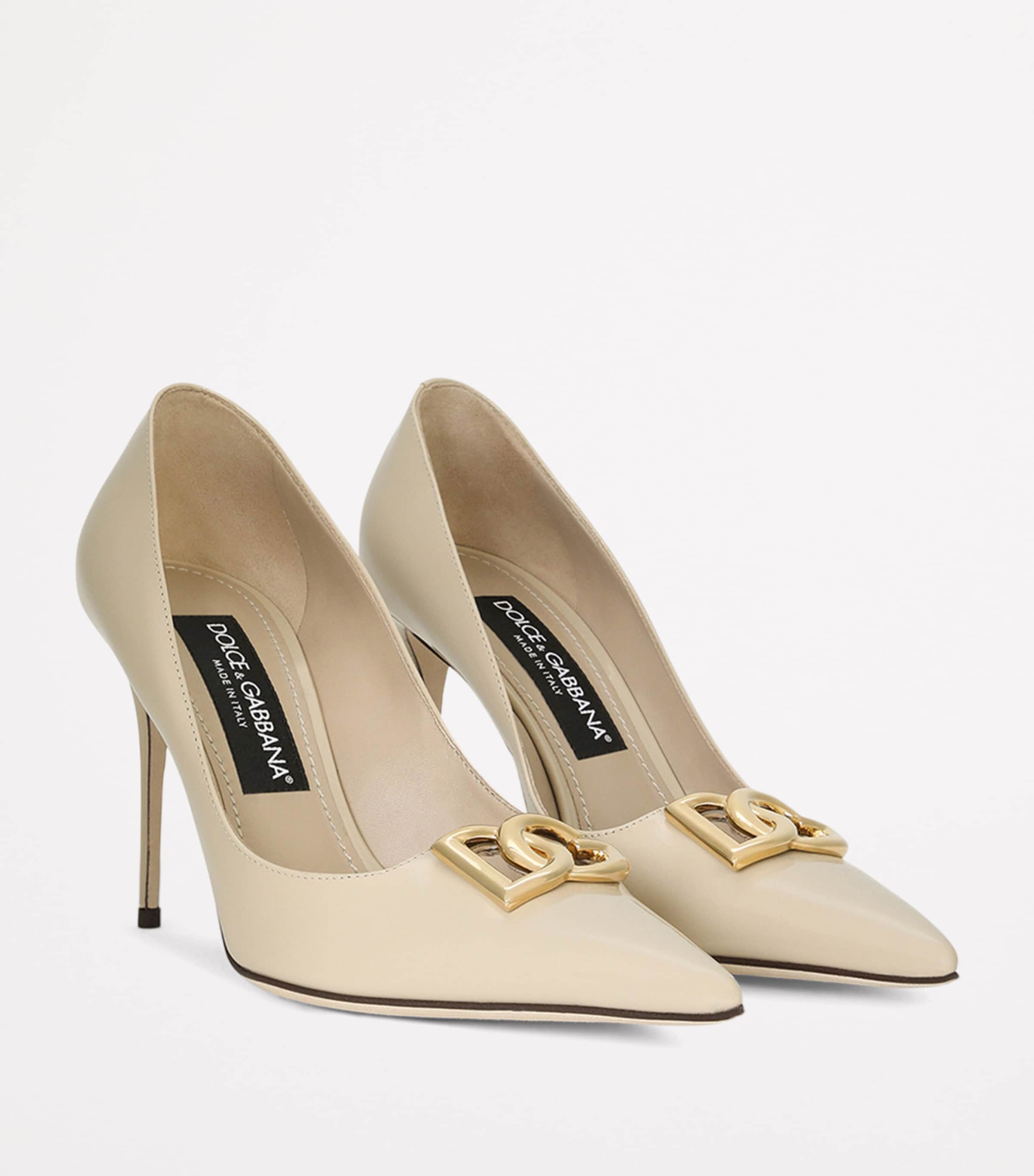 Patent Leather Logo Pumps 90 8H005-CAPPUCCINO Image 2